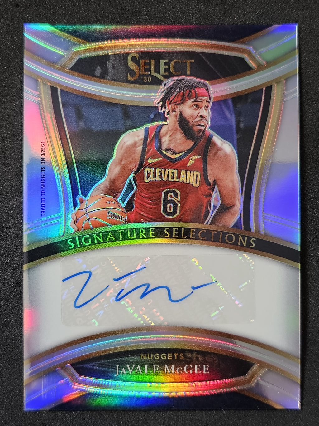 2020-21 Panini Select #SIS-JMG JaVale McGee Signature Selections