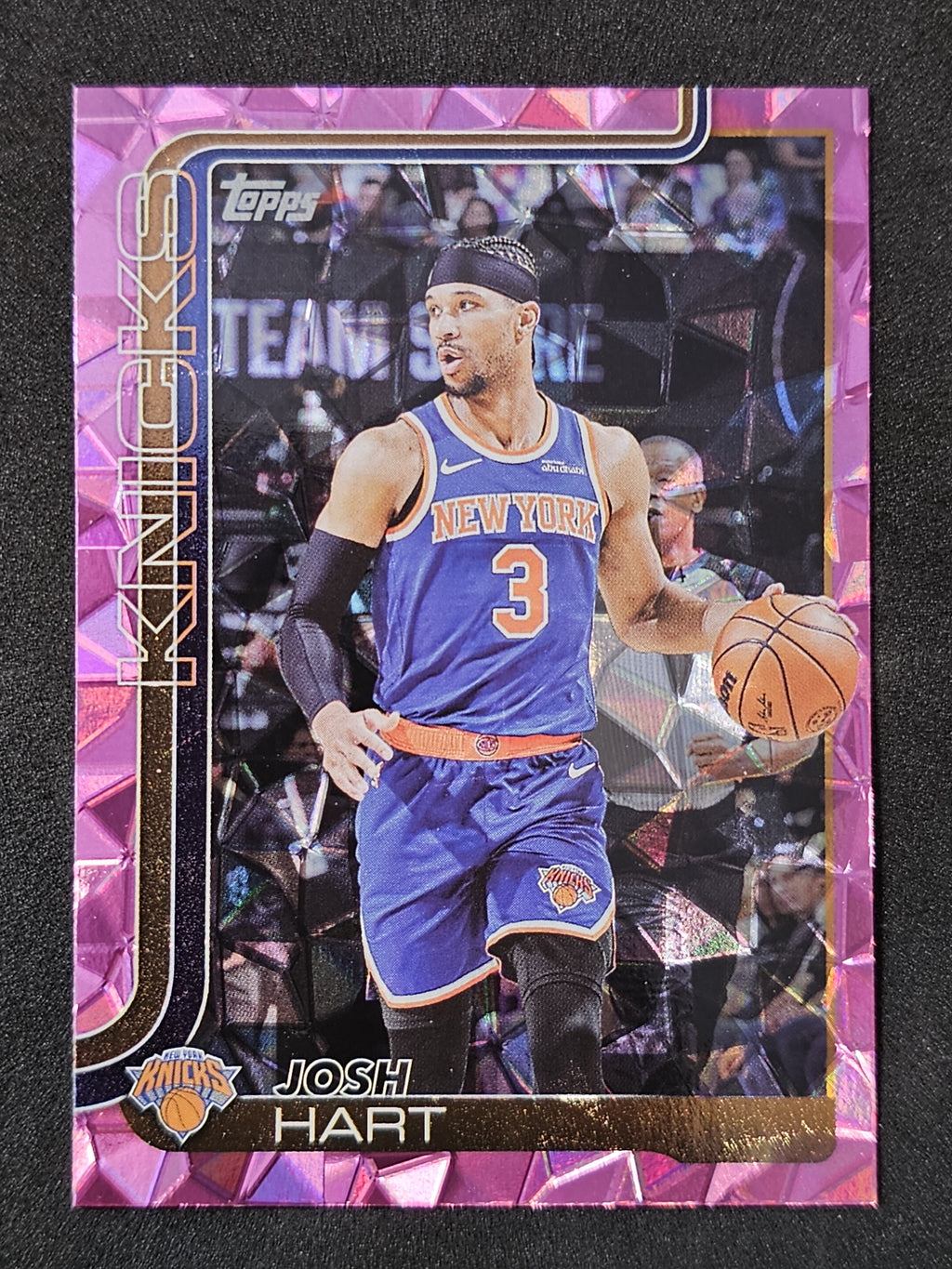 2025-26 Topps #16 Josh Hart Diamante Pink