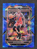 2022-23 Panini Prizm #79 Ayo Dosunmu Prizms Blue Ice #/125
