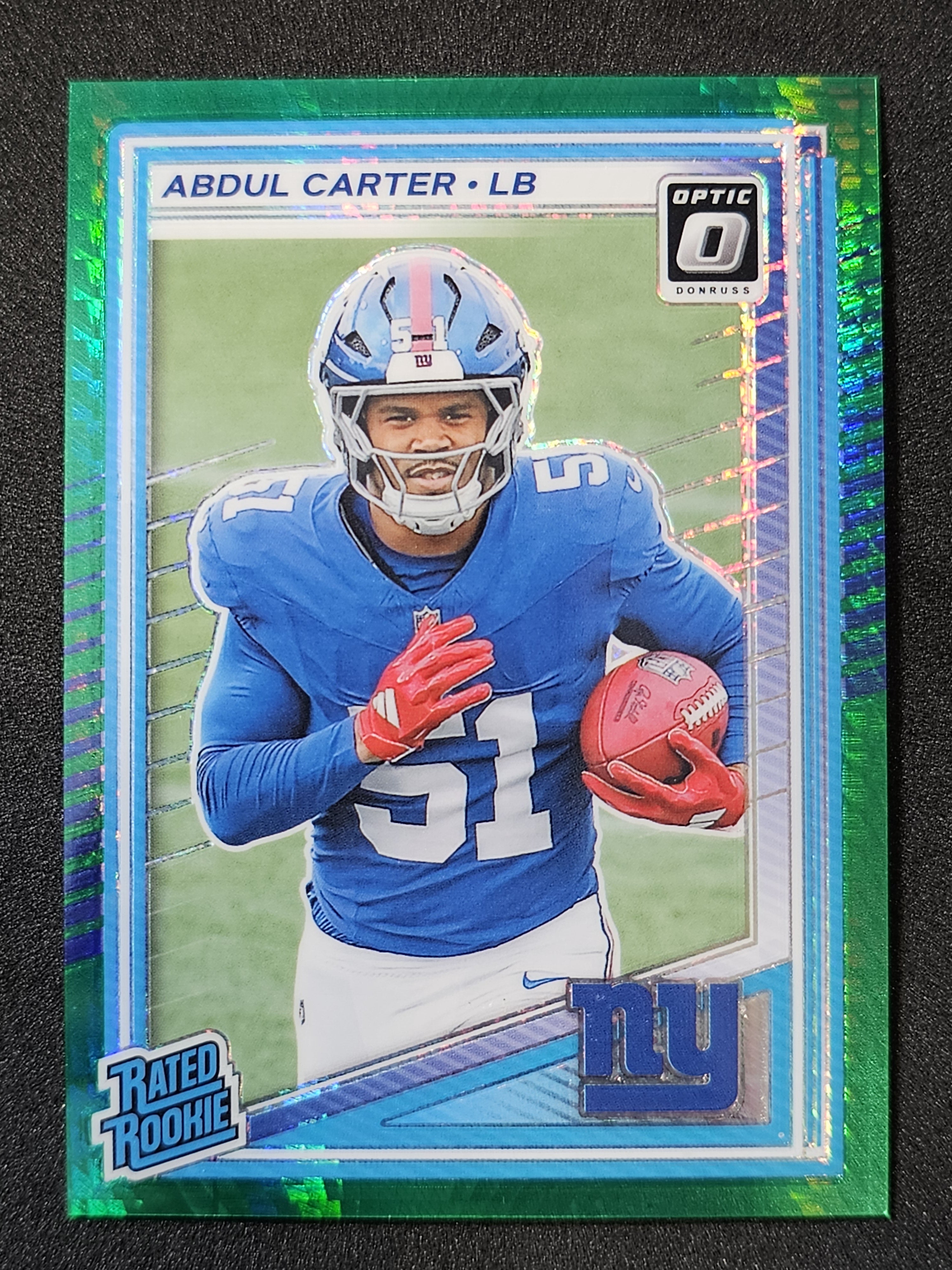 2025 Donruss Optic #300 Abdul Carter Green Hyper