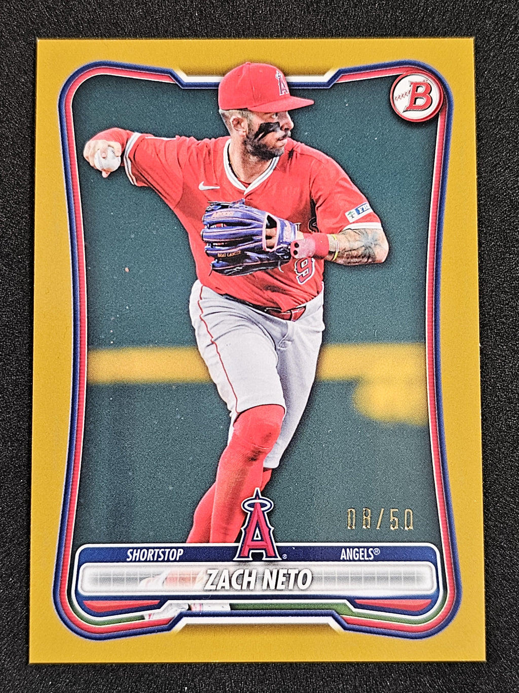 2026 Bowman #42 Zach Neto Paper Gold /50