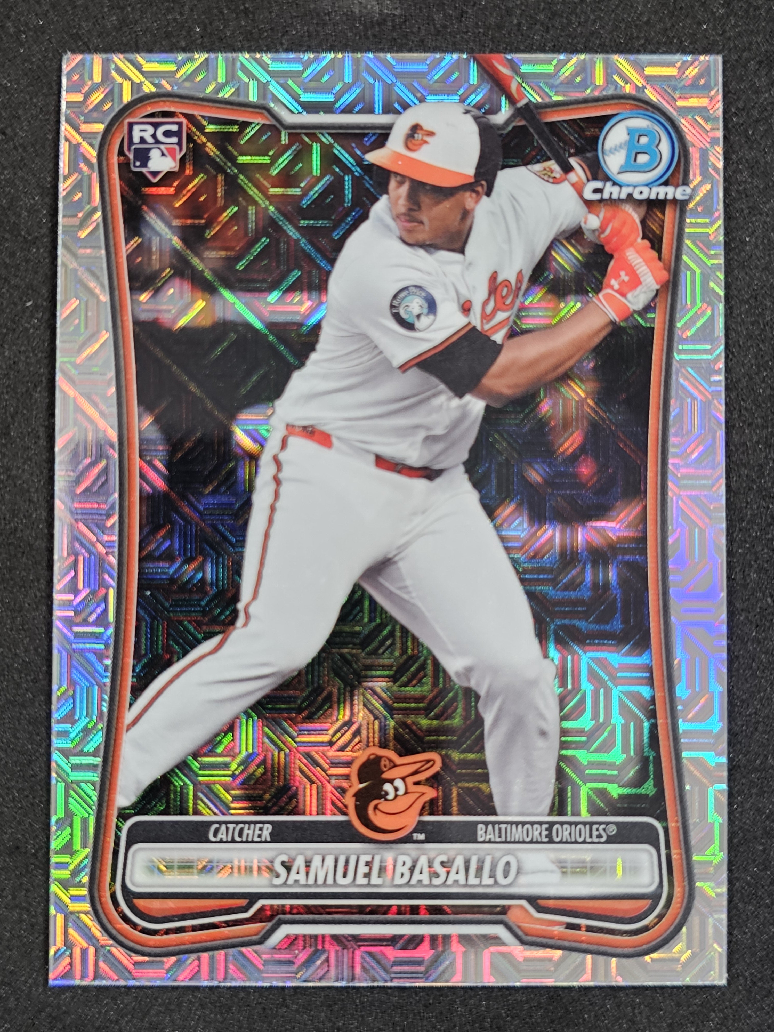 2026 Bowman #93 Samuel Basallo Chrome Mojo