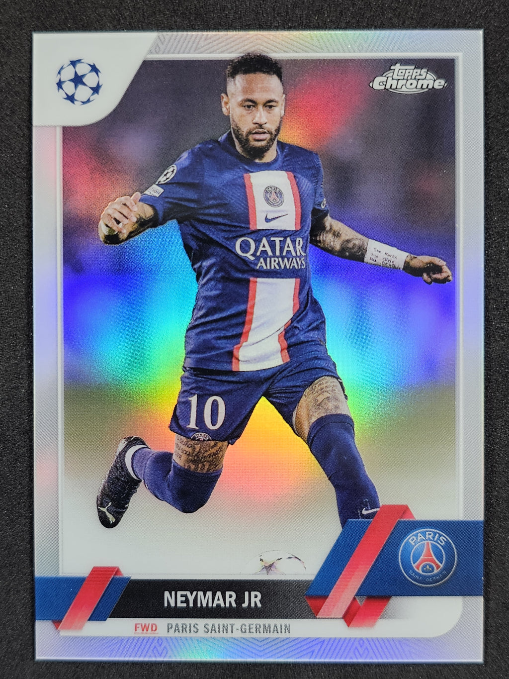 2022-23 Topps Chrome UEFA Club Competitions #10 Neymar Jr Refractor