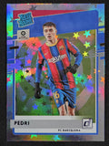 2020-21 Panini Chronicles - Donruss Rated Rookies La Liga Purple Astro #8 Pedri