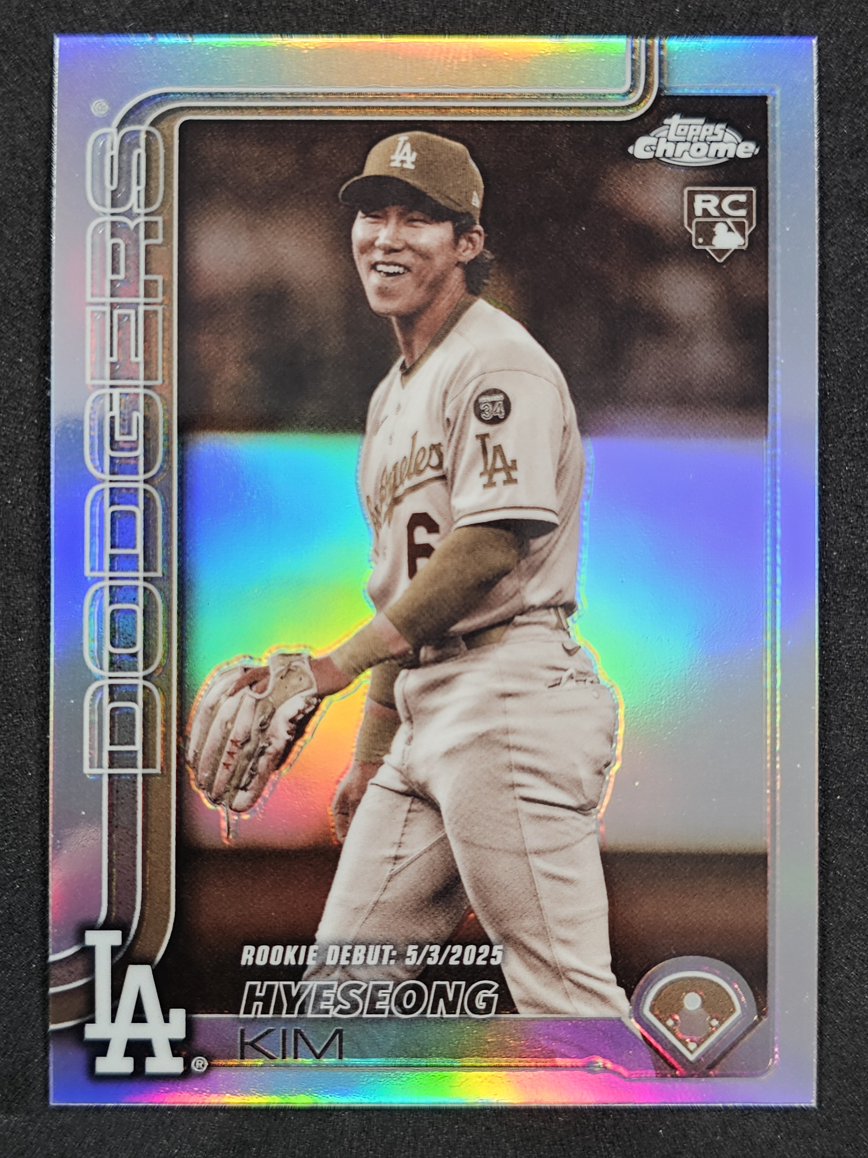 2025 Topps Chrome Update #USC149 Hyeseong Kim Sepia Refractors
