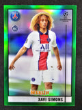 2020-21 Merlin UEFA Champions League #87 Xavi Simons Green /99