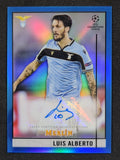 2020-21 Merlin UEFA CL #BCA-LA Luis Alberto Chrome Autographs Blue
