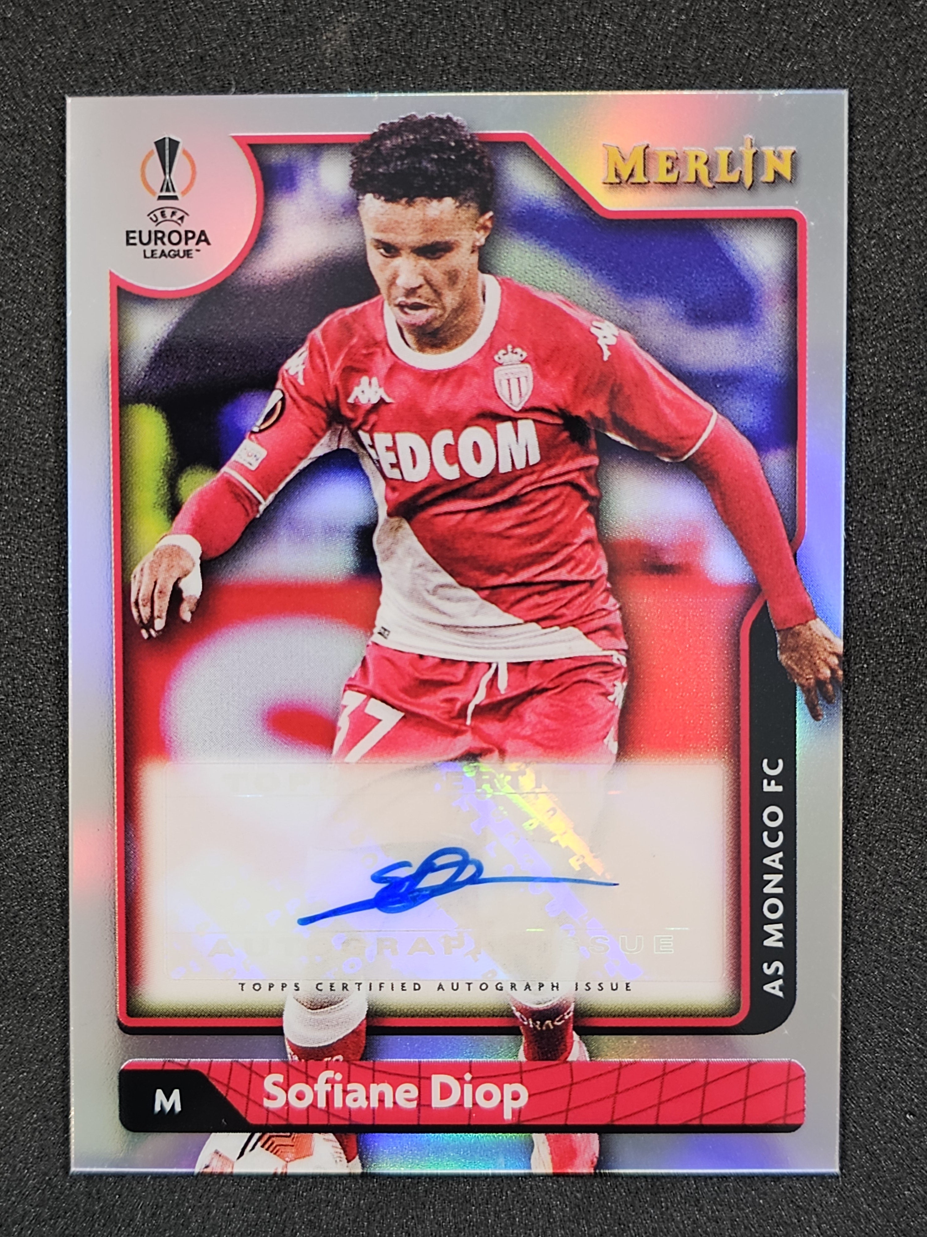 2021-22 Merlin UCL #45 Sofiane Diop Auto Refractor