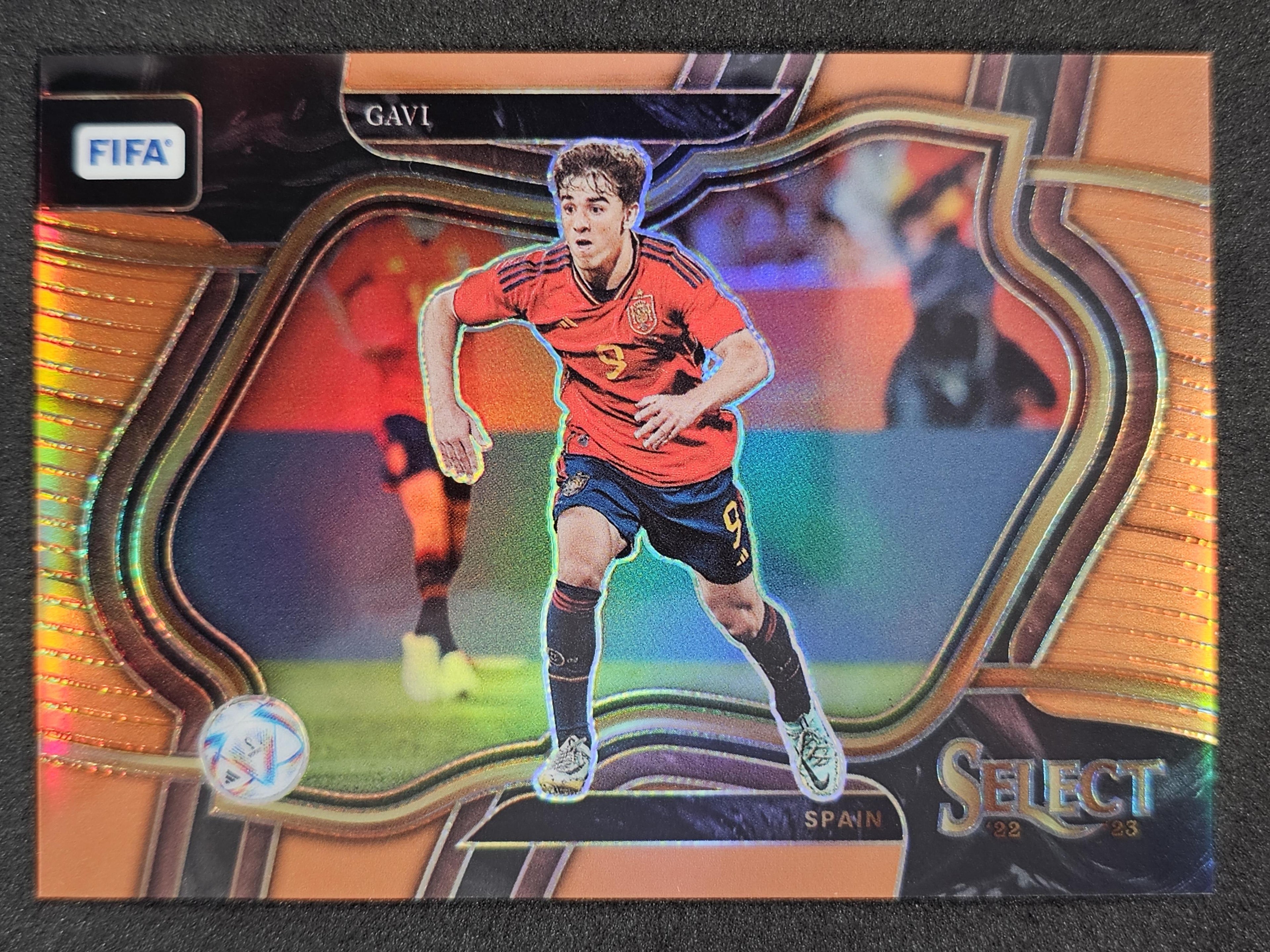 2022-23 Panini Select FIFA #225 Gavi Orange Field Level /60