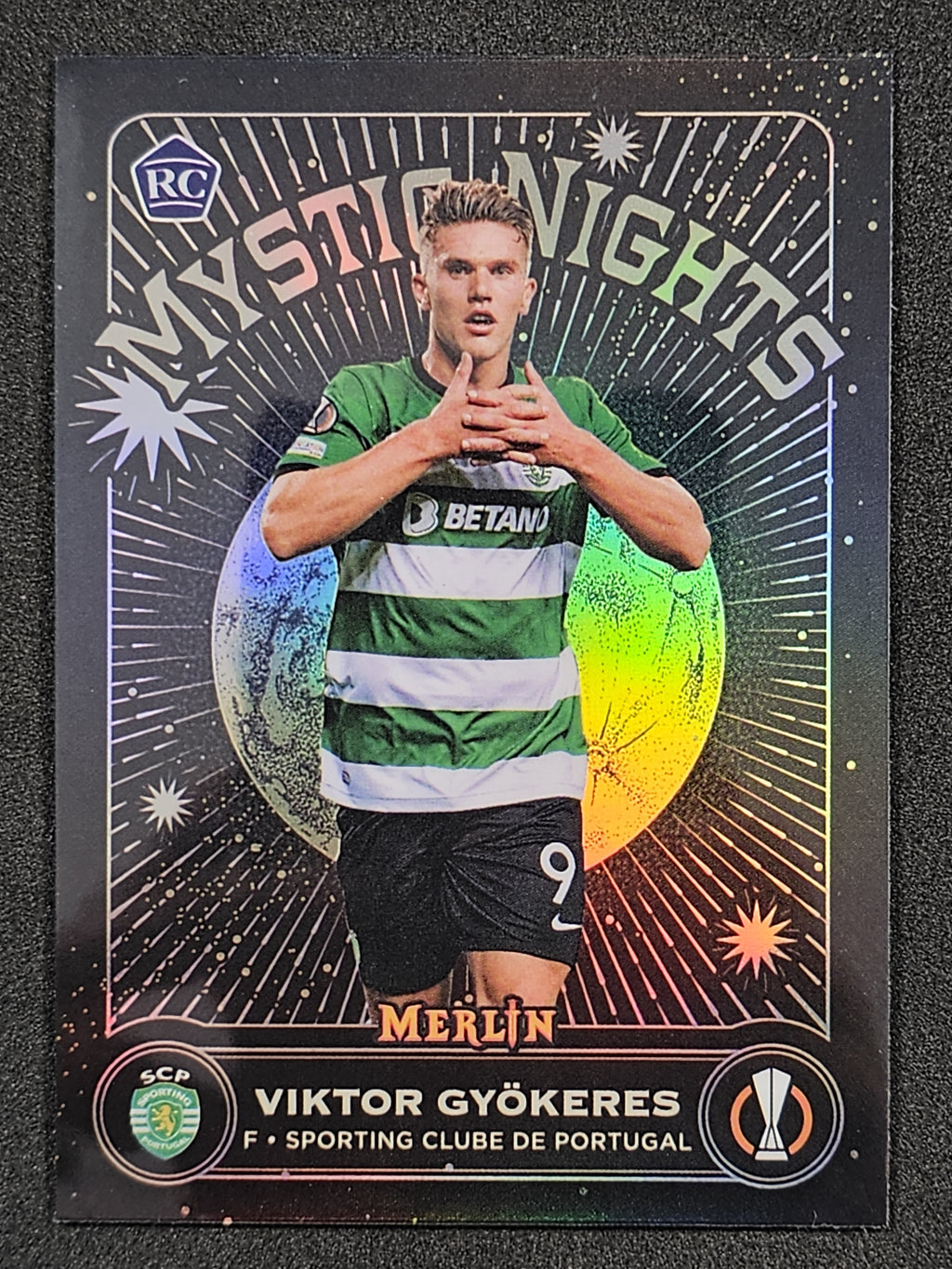 2023-24 Merlin UEFA Club Competitions #MN-18 Viktor Gyökeres Mystic Nights