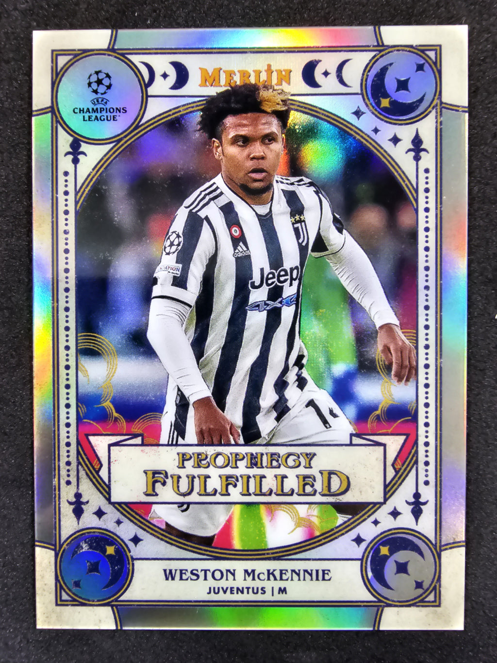 2021-22 Merlin UEFA Champions League #PF-14 Weston McKennie Prophecy Fulfilled