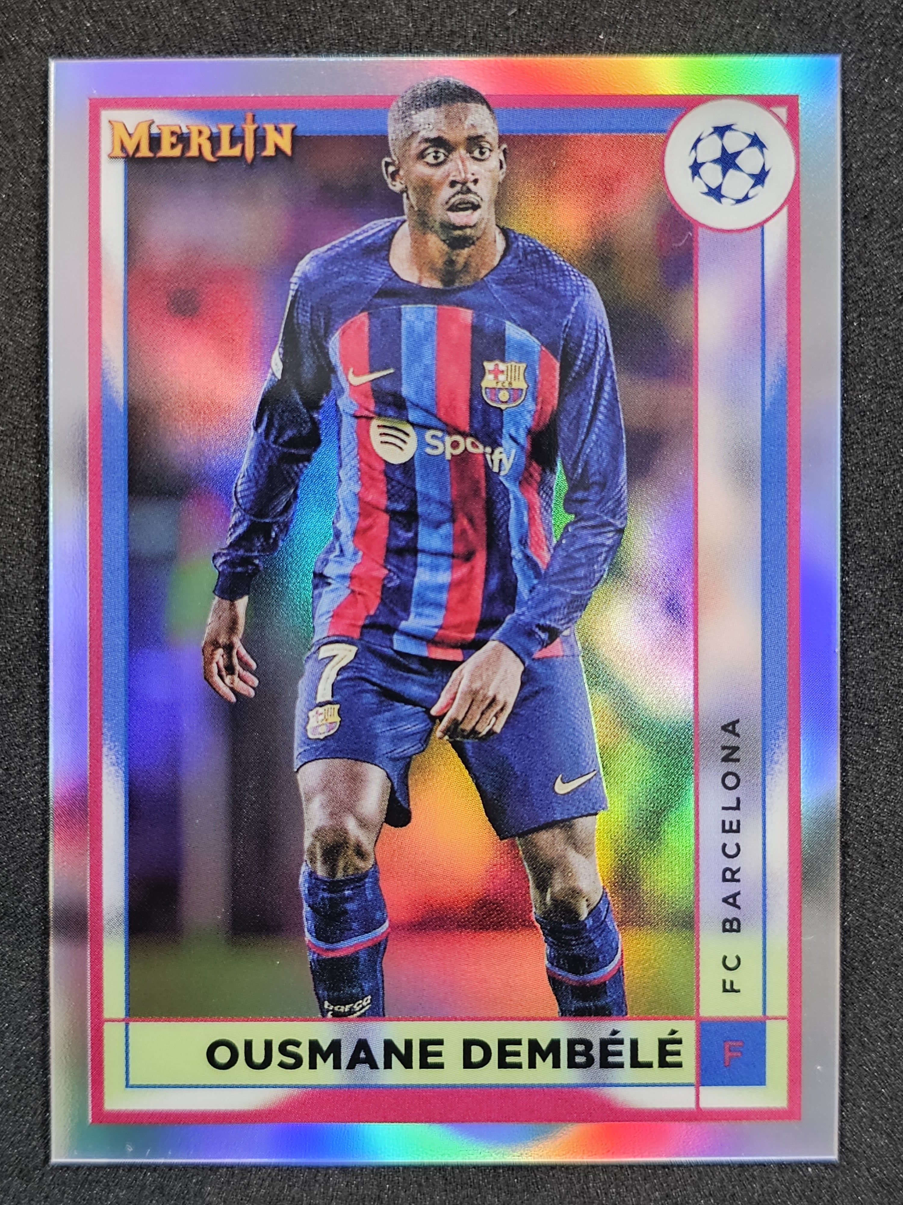 2022-23 Merlin UEFA Club Competitions #51 Ousmane Dembélé Refractor