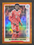 2022-23 Merlin UEFA Club Competitions #55 Alphonso Davies Orange Refractor #/25