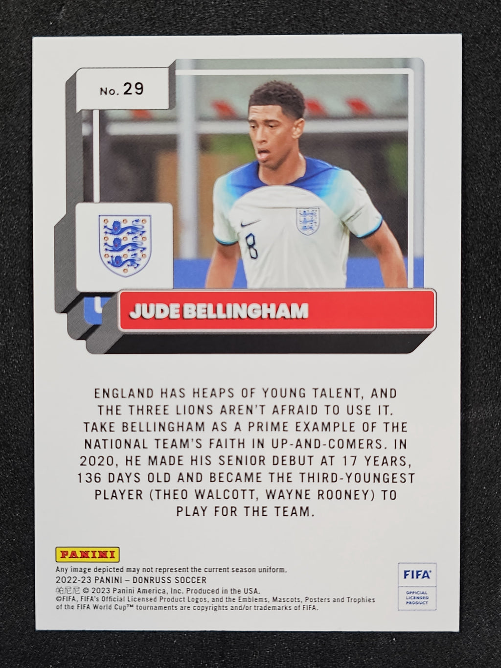 2022-23 Donruss #29 Jude Bellingham Green