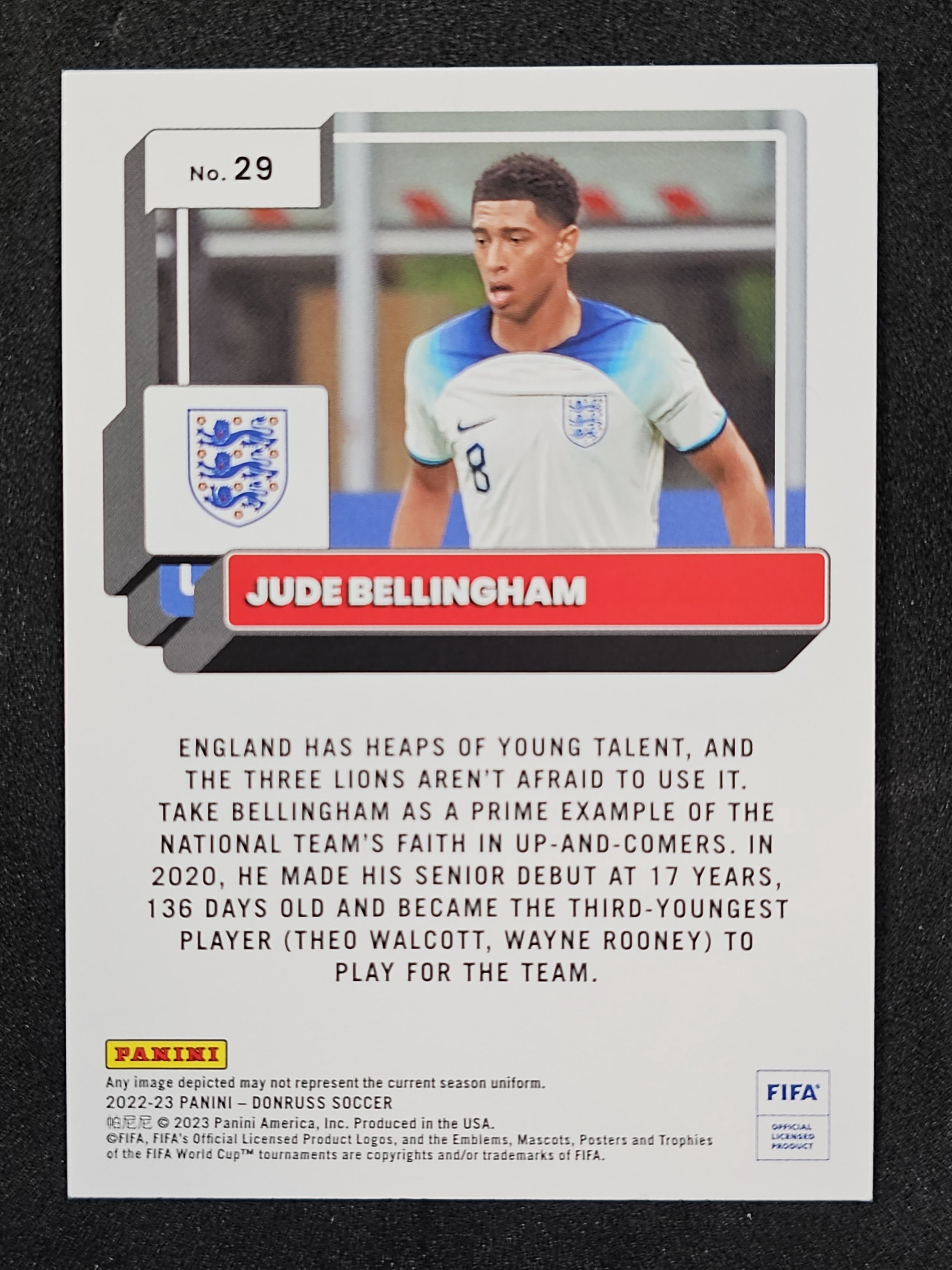 2022-23 Donruss #29 Jude Bellingham Green