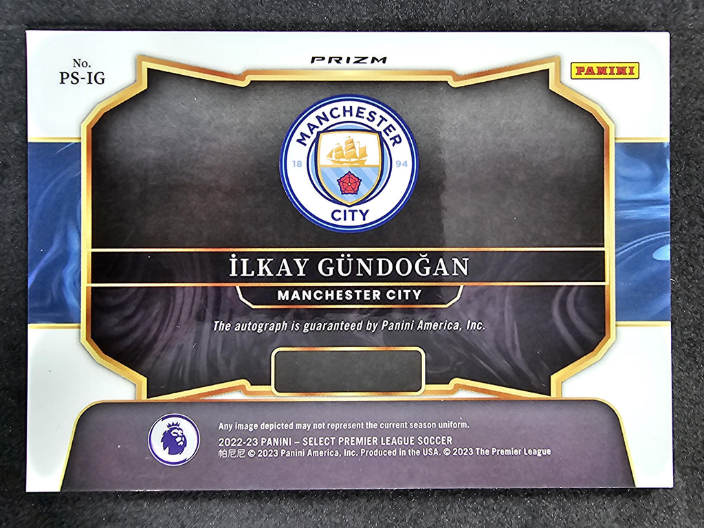 2022-23 Select Premier League #PS-IG Ilkay Gundogan Pitchside Signatures