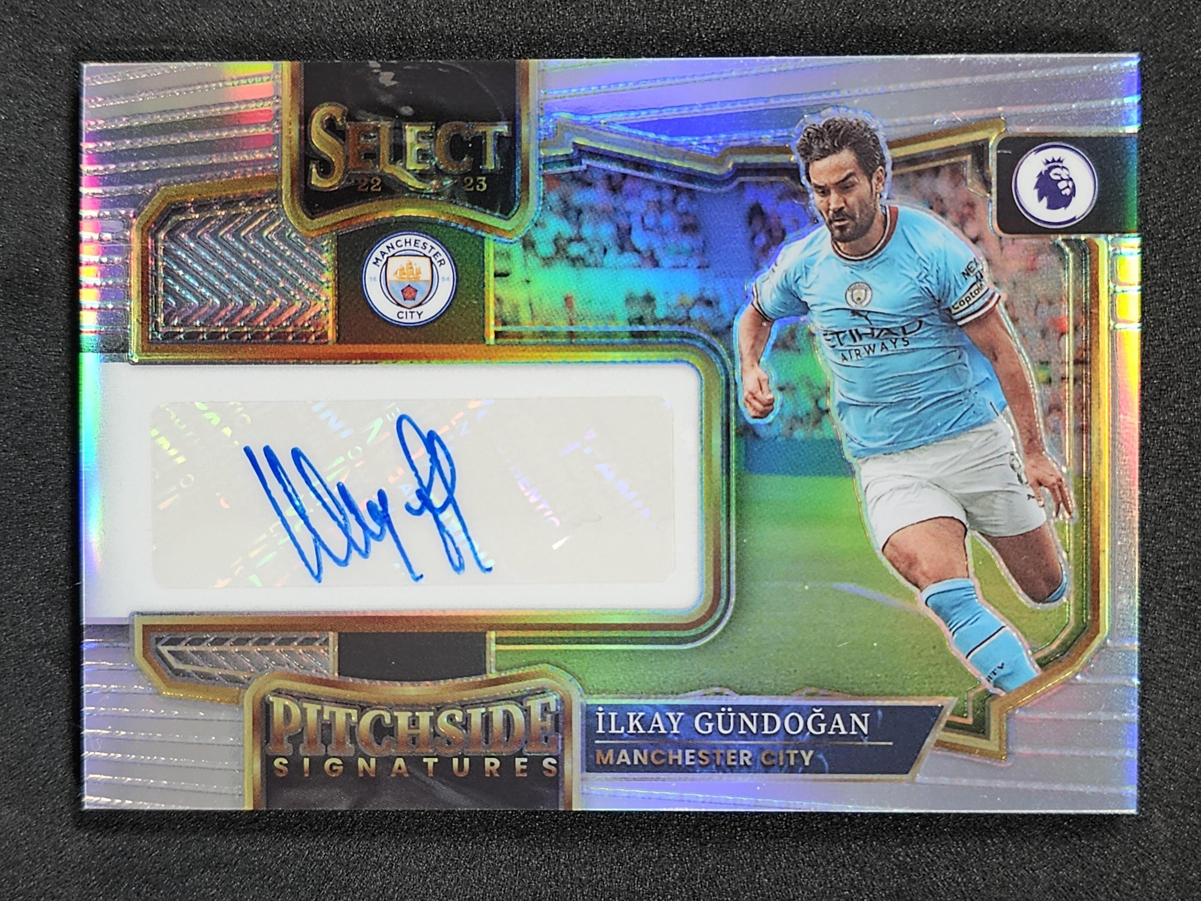 2022-23 Select Premier League #PS-IG Ilkay Gundogan Pitchside Signatures