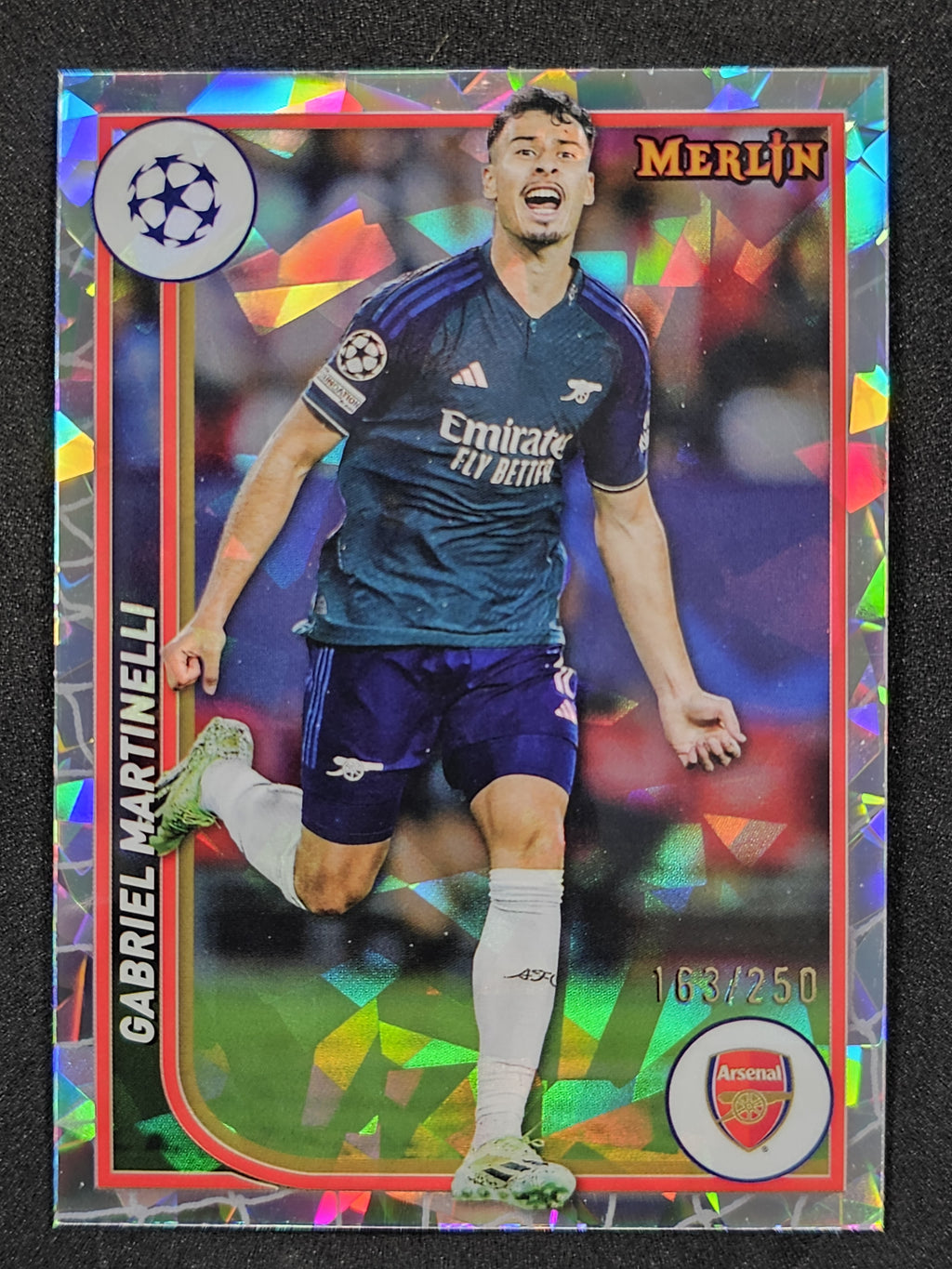 2023-24 Merlin UCC #10 Gabriel Martinelli Atomic Refractor