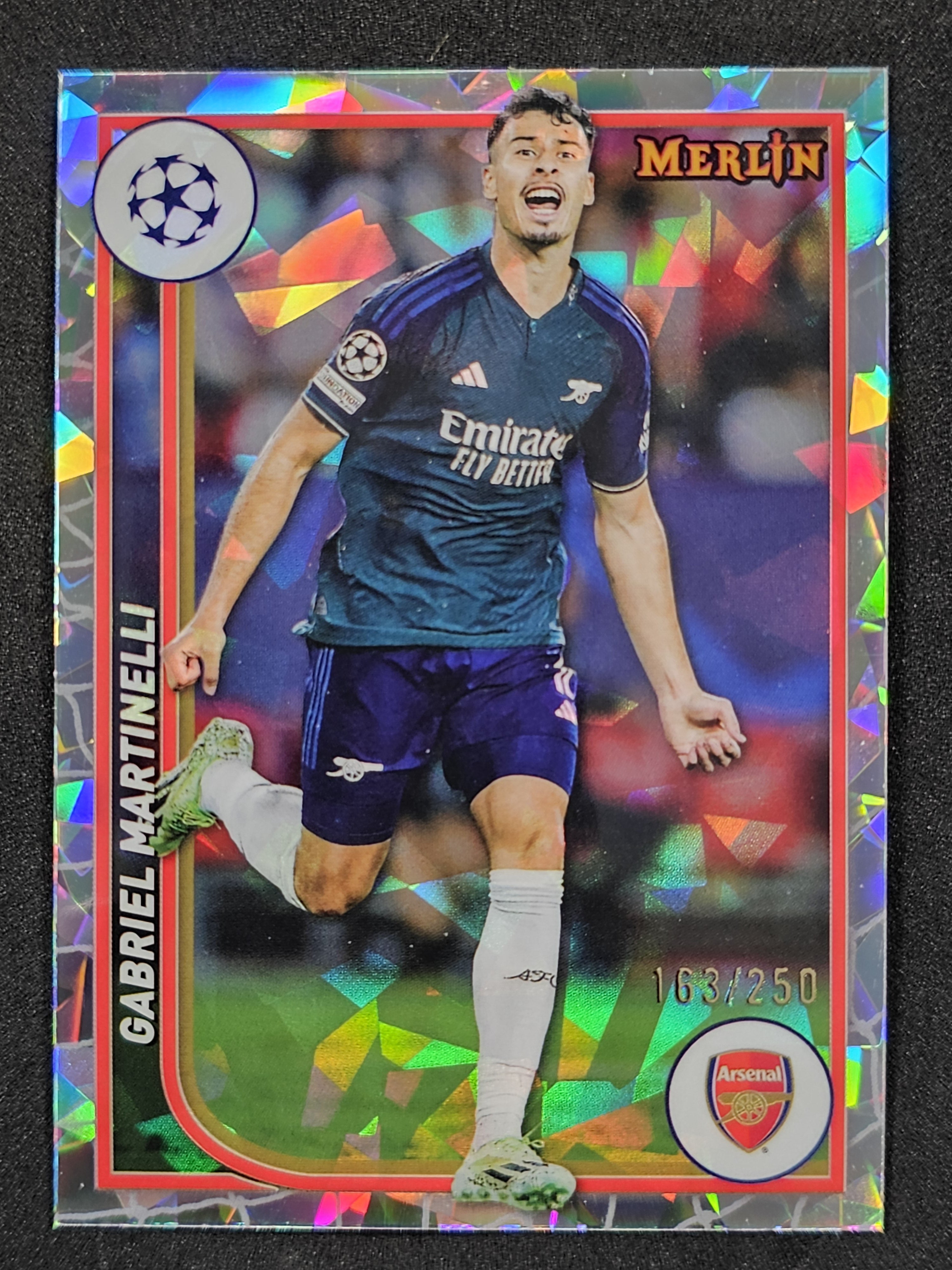 2023-24 Merlin UCC #10 Gabriel Martinelli Atomic Refractor