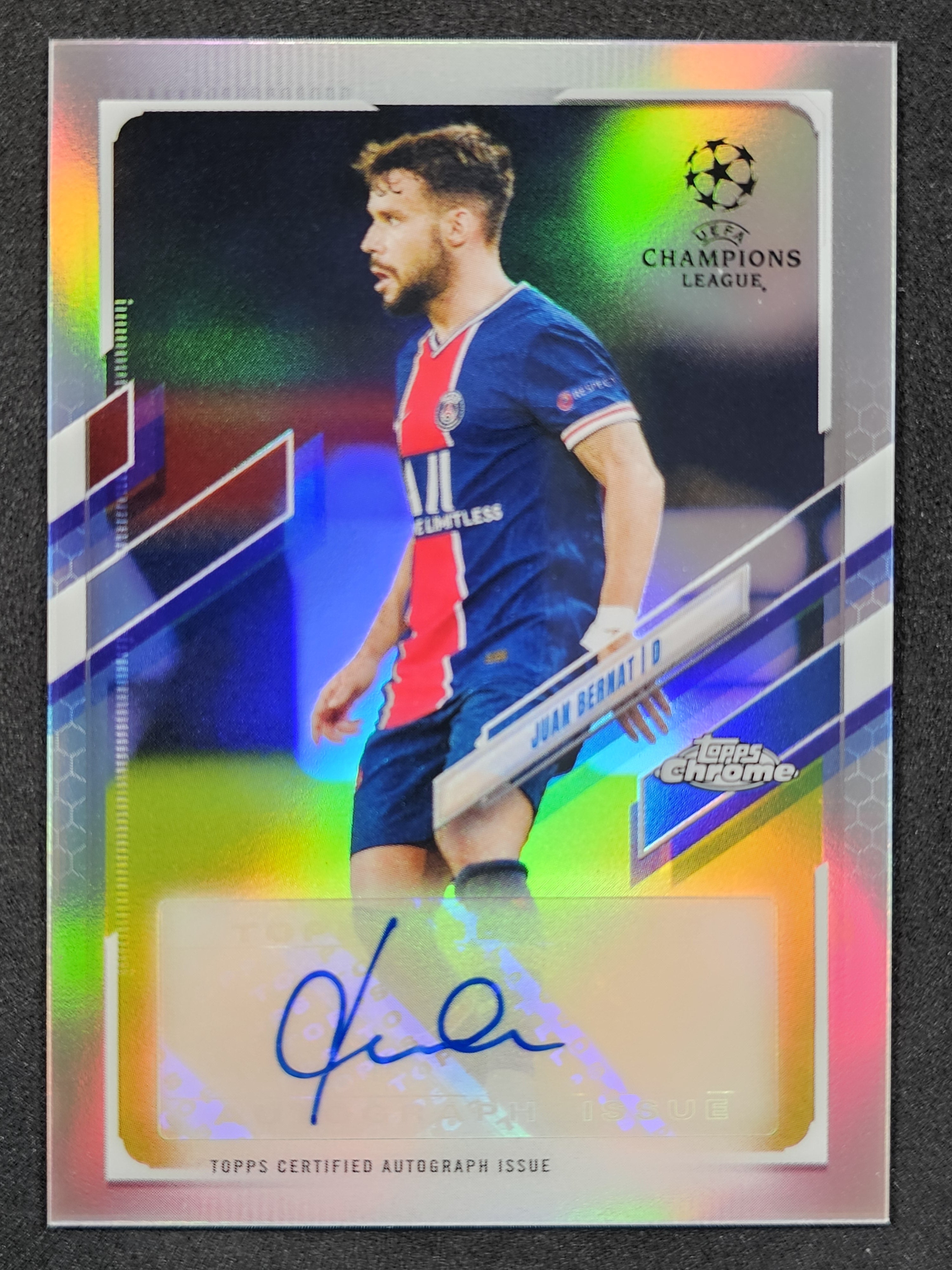 2020-21 Topps Chrome UEFA Champions League #CA-JBE Juan Bernat Autographs