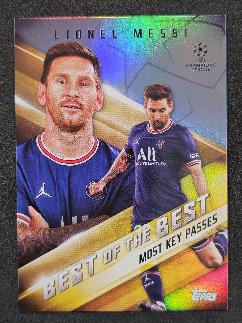 2021-22 Topps UEFA Champions League #BB-14 Lionel Messi Best of The Best