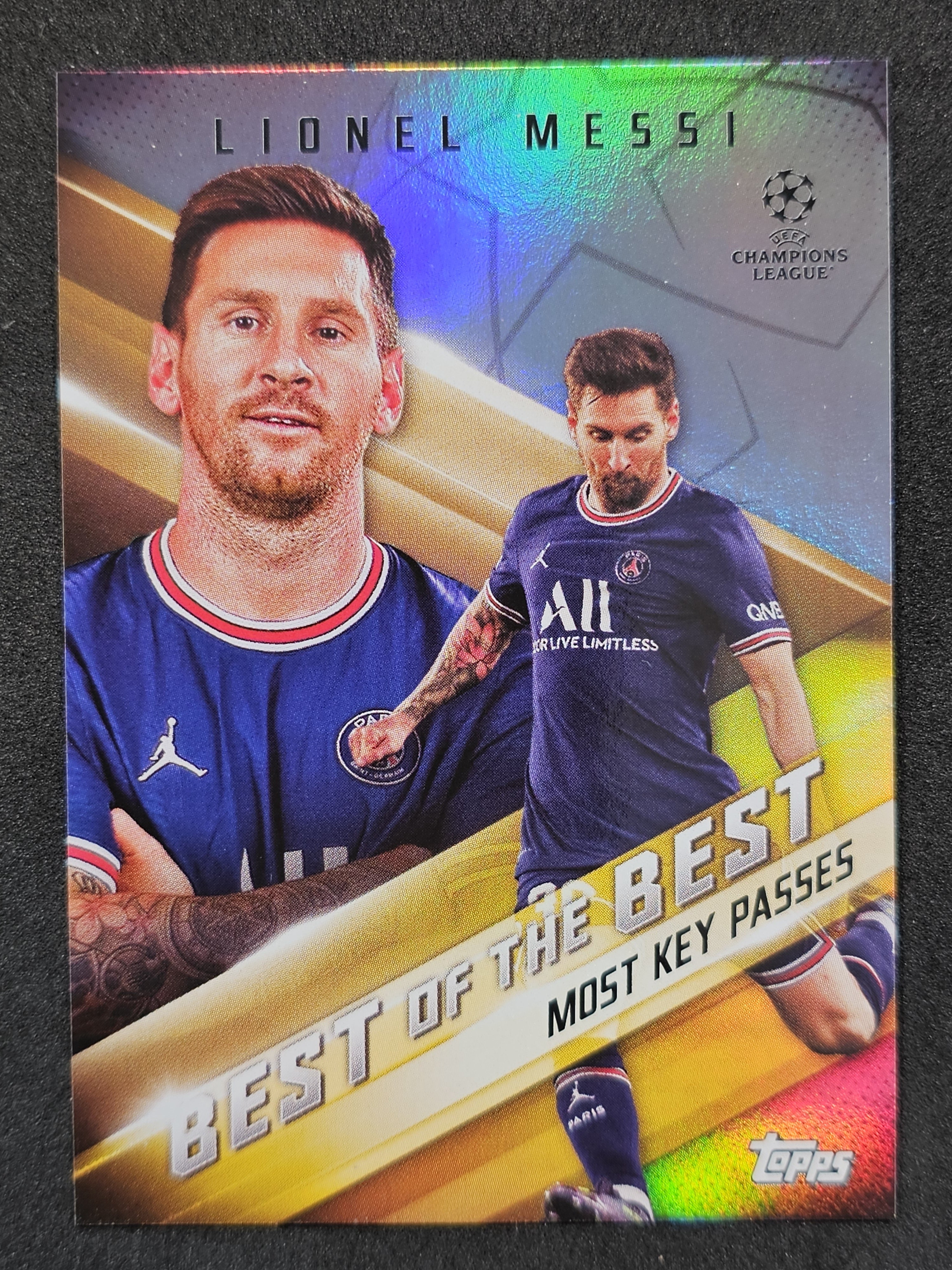 2021-22 Topps UEFA Champions League #BB-14 Lionel Messi Best of The Best