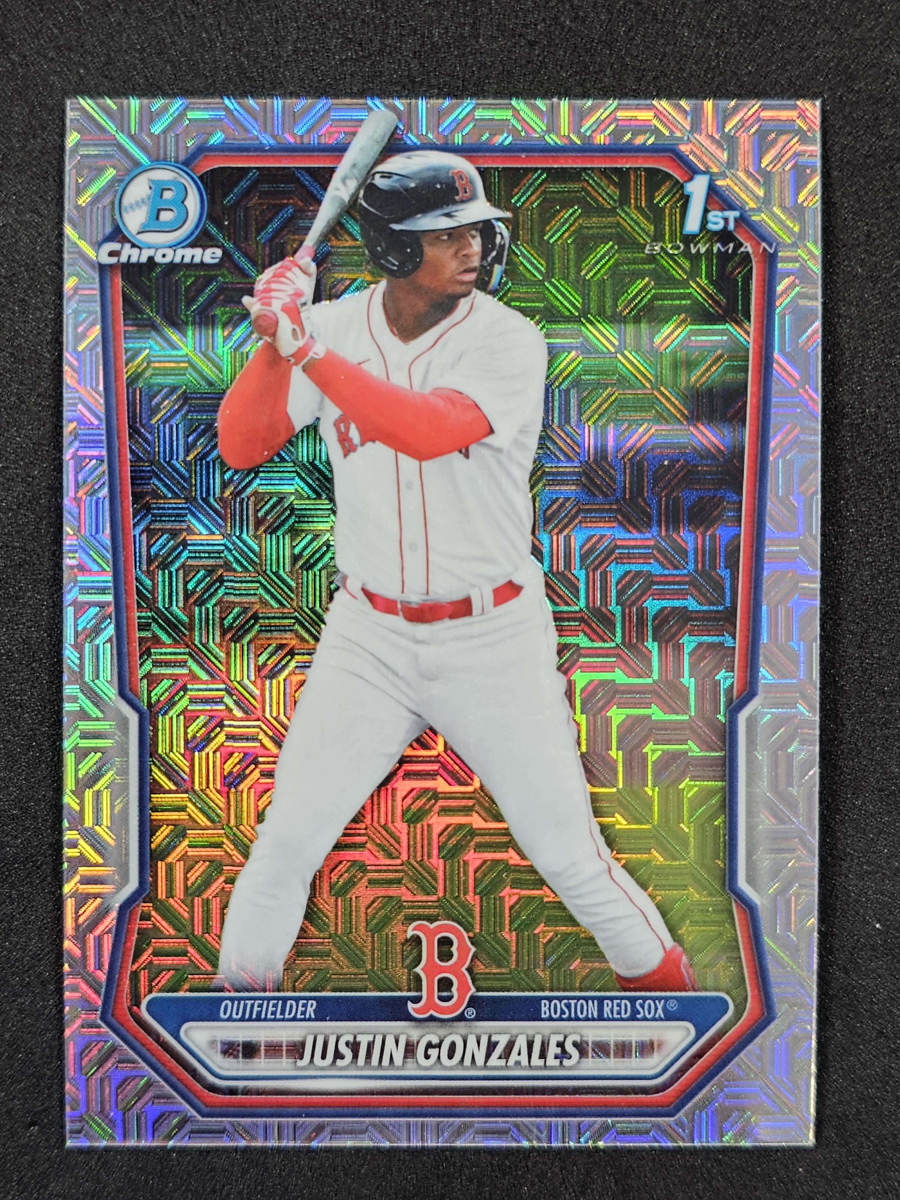 2026 Bowman #BCP-141 Justin Gonzales Chrome Prospects Mojo Refractor