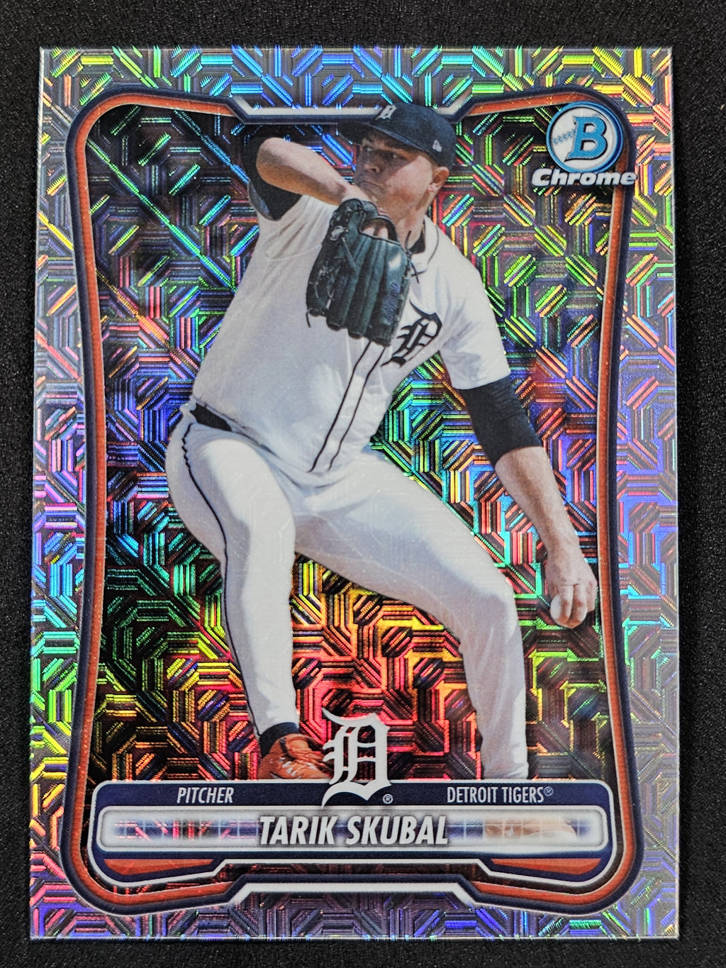 2026 Bowman #76 Tarik Skubal Chrome Mojo Refractors