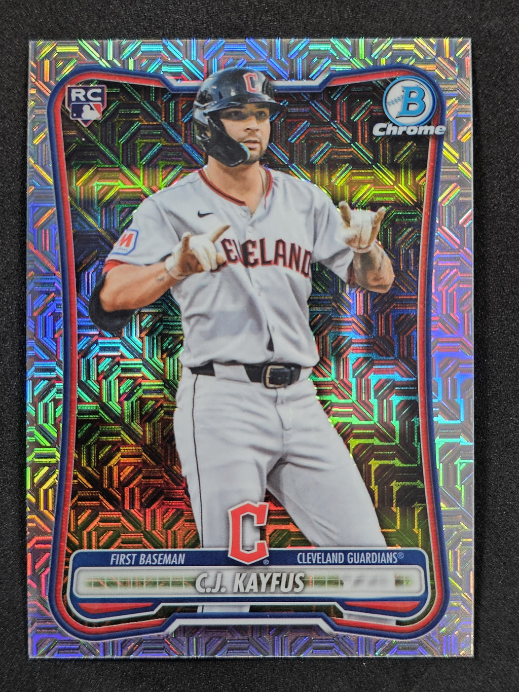 2026 Bowman #98 C.J. Kayfus Chrome Mojo Refractors