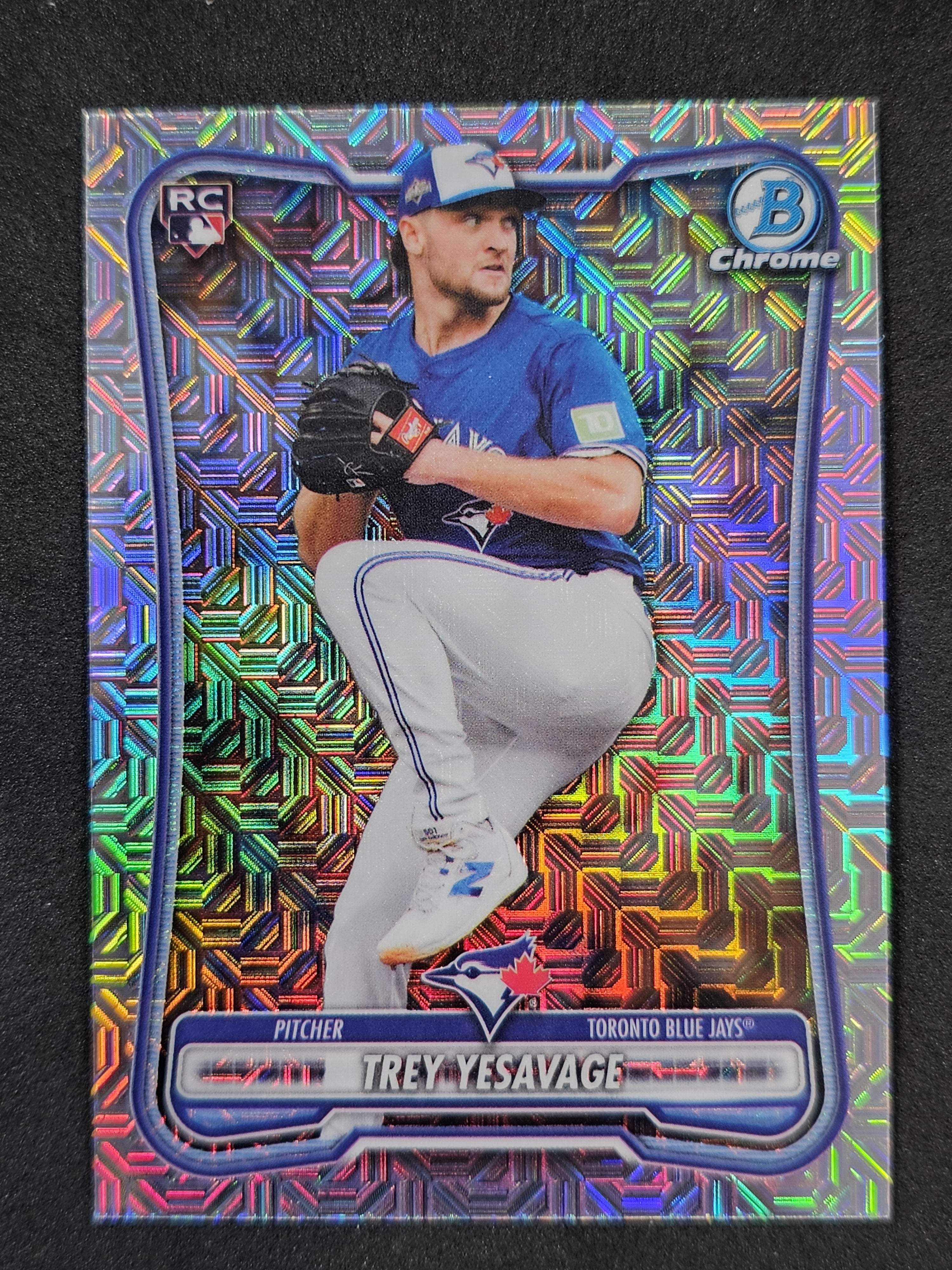 2026 Bowman #41 Trey Yesavage Chrome Mojo Refractors