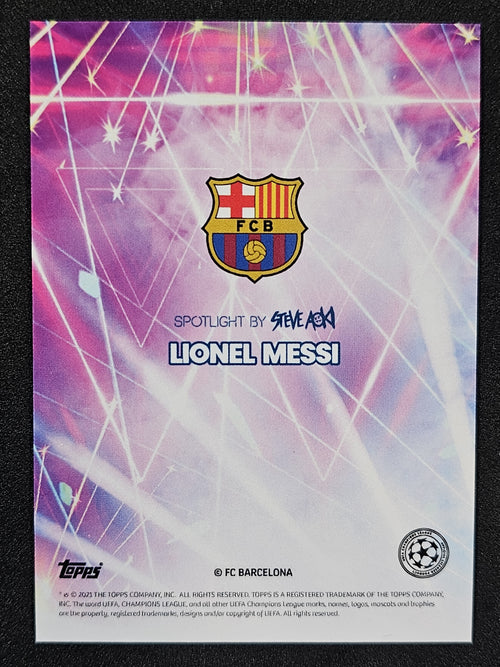 2021 Topps Football Festival by Steve Aoki UCL #NNO Lionel Messi