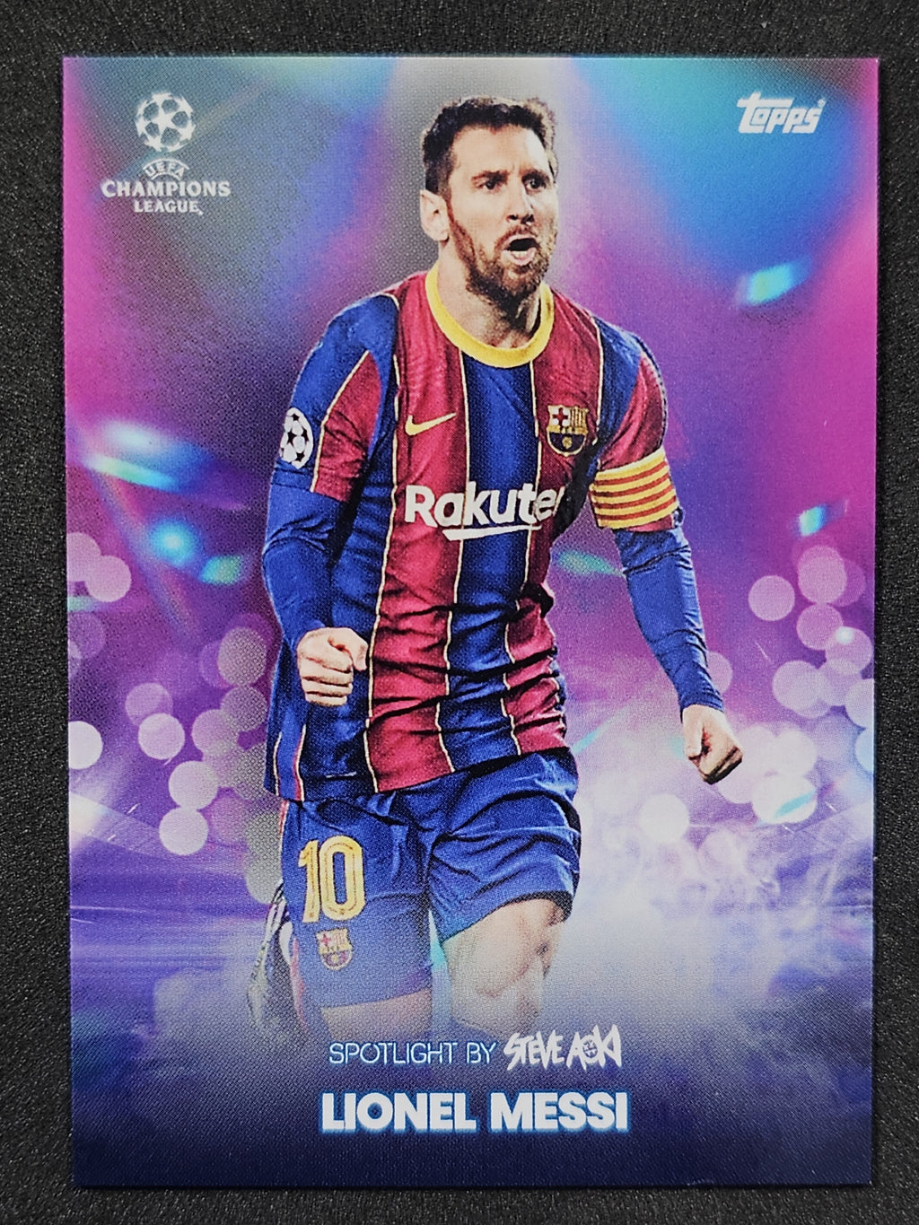 2021 Topps Football Festival by Steve Aoki UCL #NNO Lionel Messi