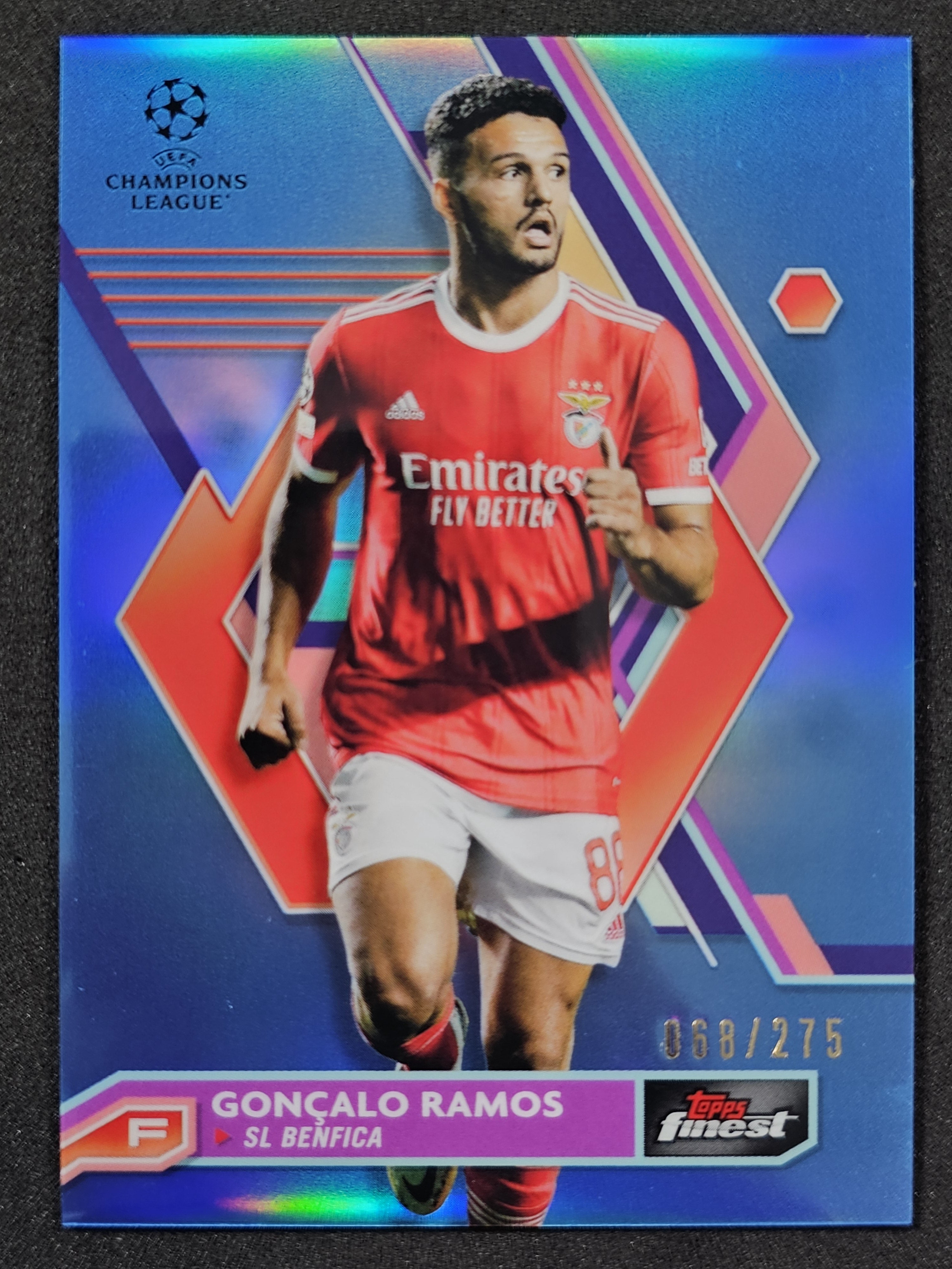 2020-21 Topps Finest UCL #34 Goncalo Ramos /275