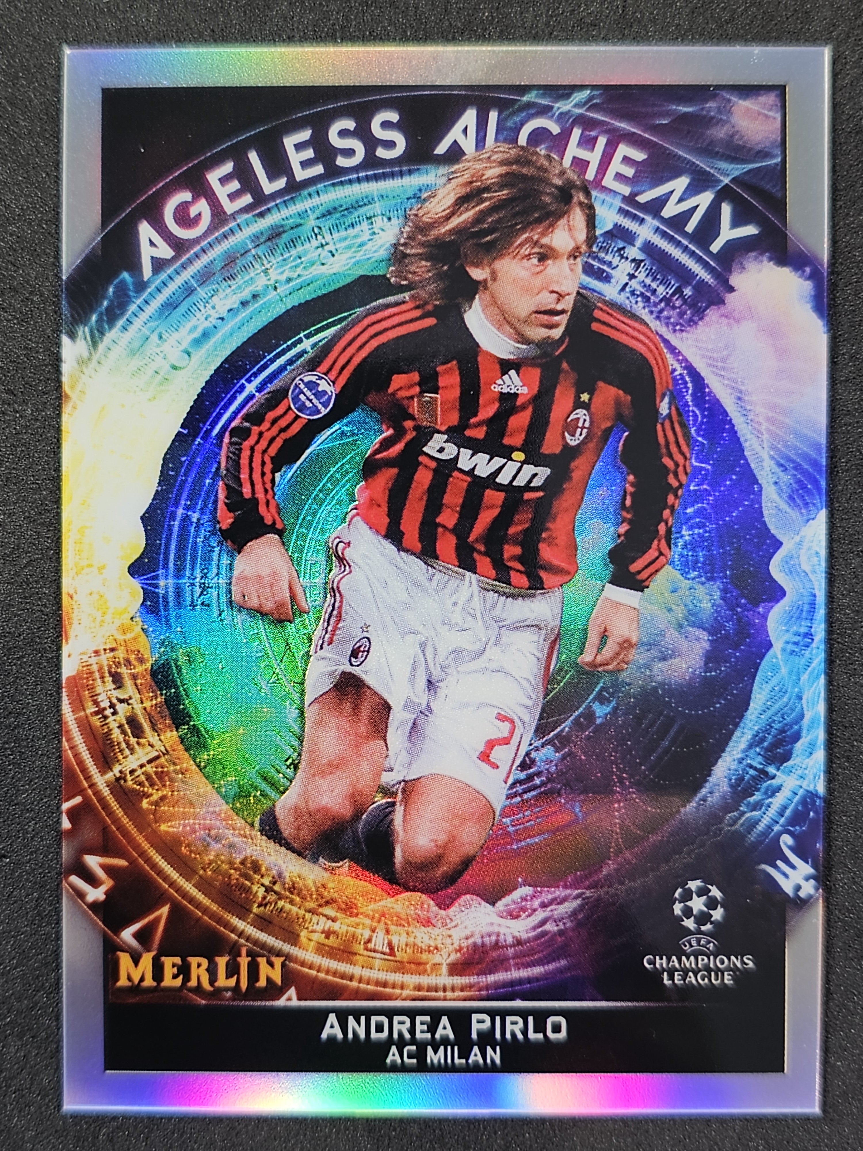 2021-22 Merlin UEFA Champions League #AA-20 Andrea Pirlo Ageless Alchemy
