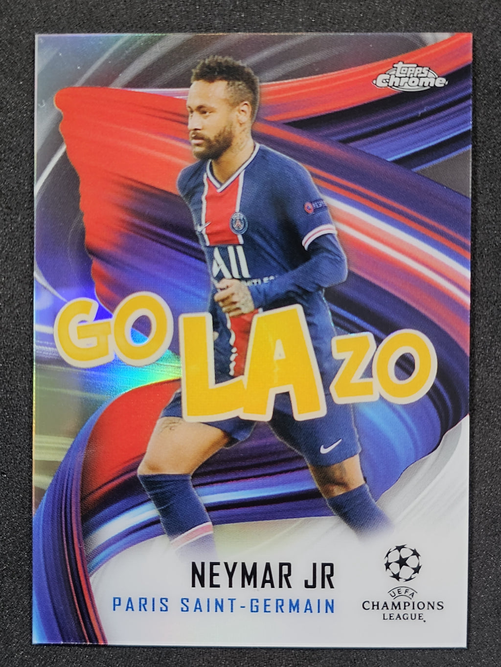 2020-21 Topps Chrome UEFA Champions League #GOL-N Neymar Jr Golazo