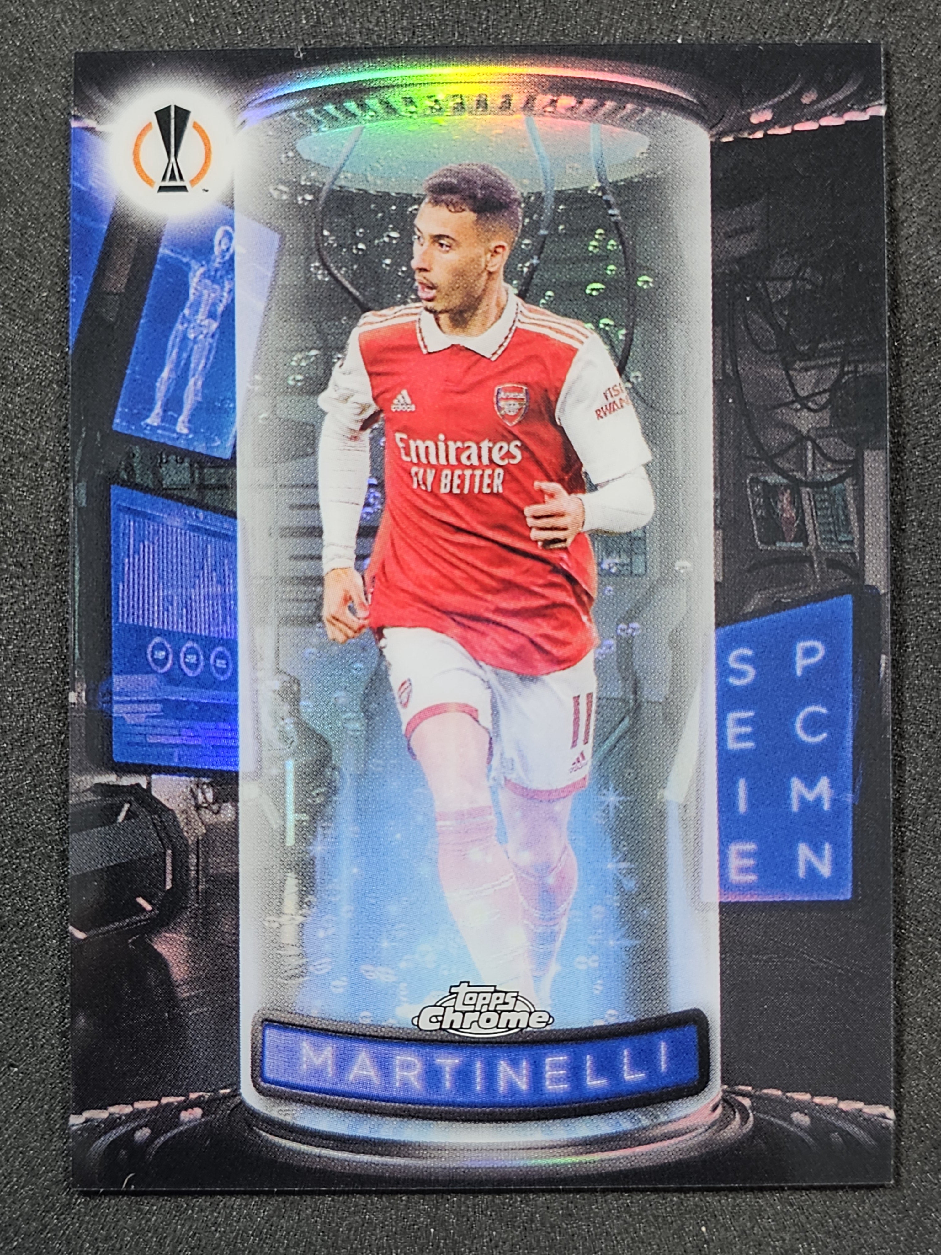 2022-23 Topps Chrome UEFA Club Competitions #S-14 Gabriel Martinelli Specimens