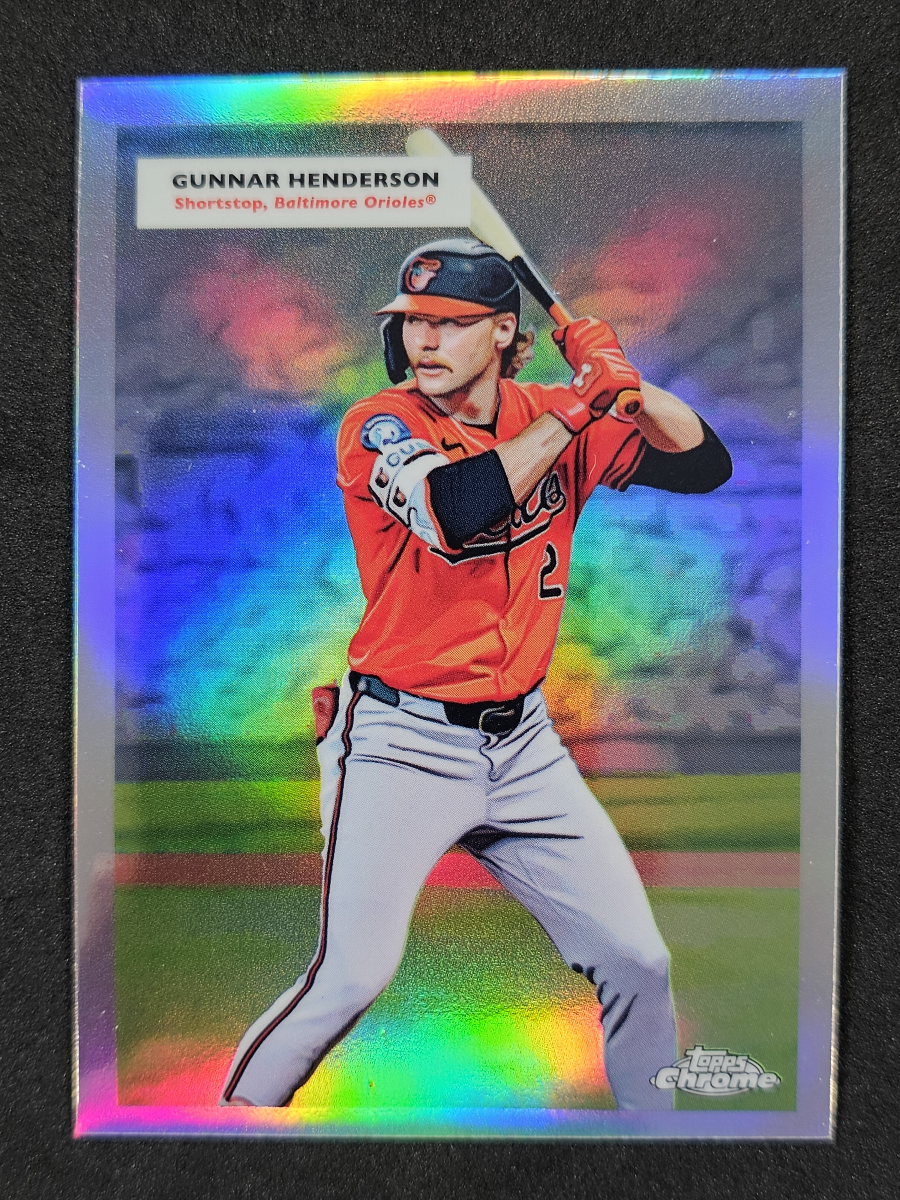 2025 Topps Chrome Platinum #55DH-13 Gunnar / Cal Jr. 1955 Topps Doubleheaders
