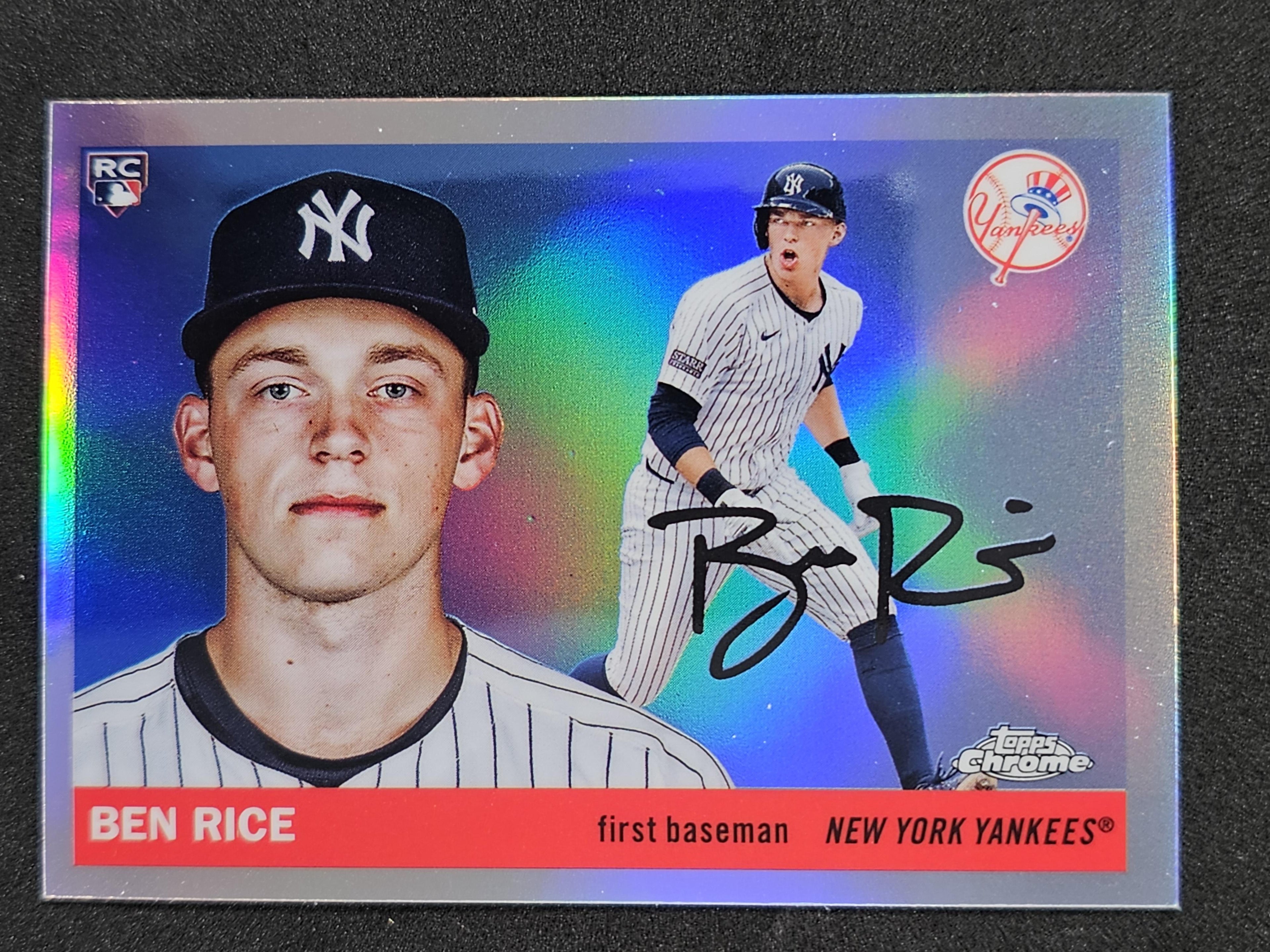 2025 Topps Chrome Platinum #311 Ben Rice Prism Refractors