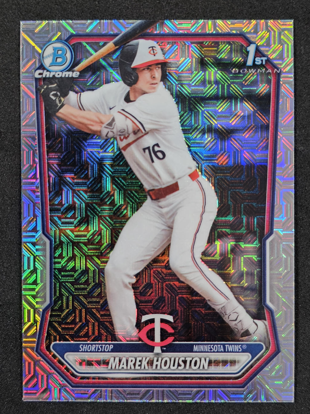 2026 Bowman #BCP-16 Marek Houston Chrome Prospects Mojo Refractor