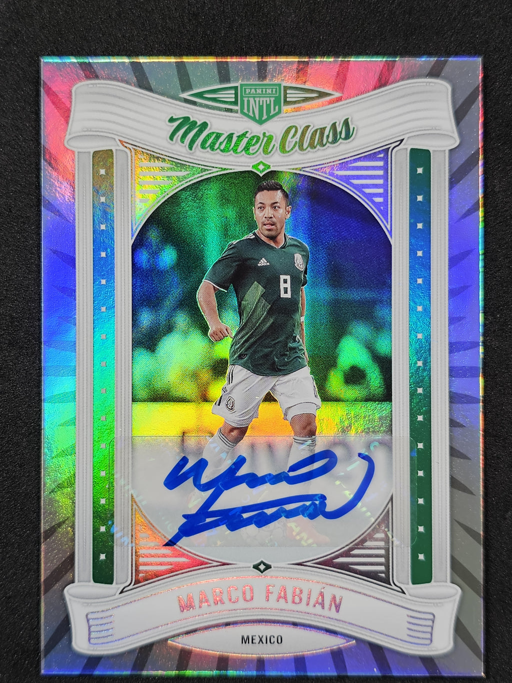 2026 Panini Intl Mexico #10 Marco Fabian Autograph Masterclass