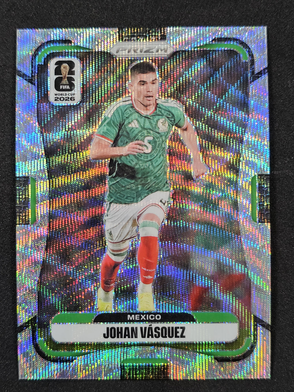 2026 Panini Prizm FIFA World Cup #285 Johan Vasquez Wave Prizms