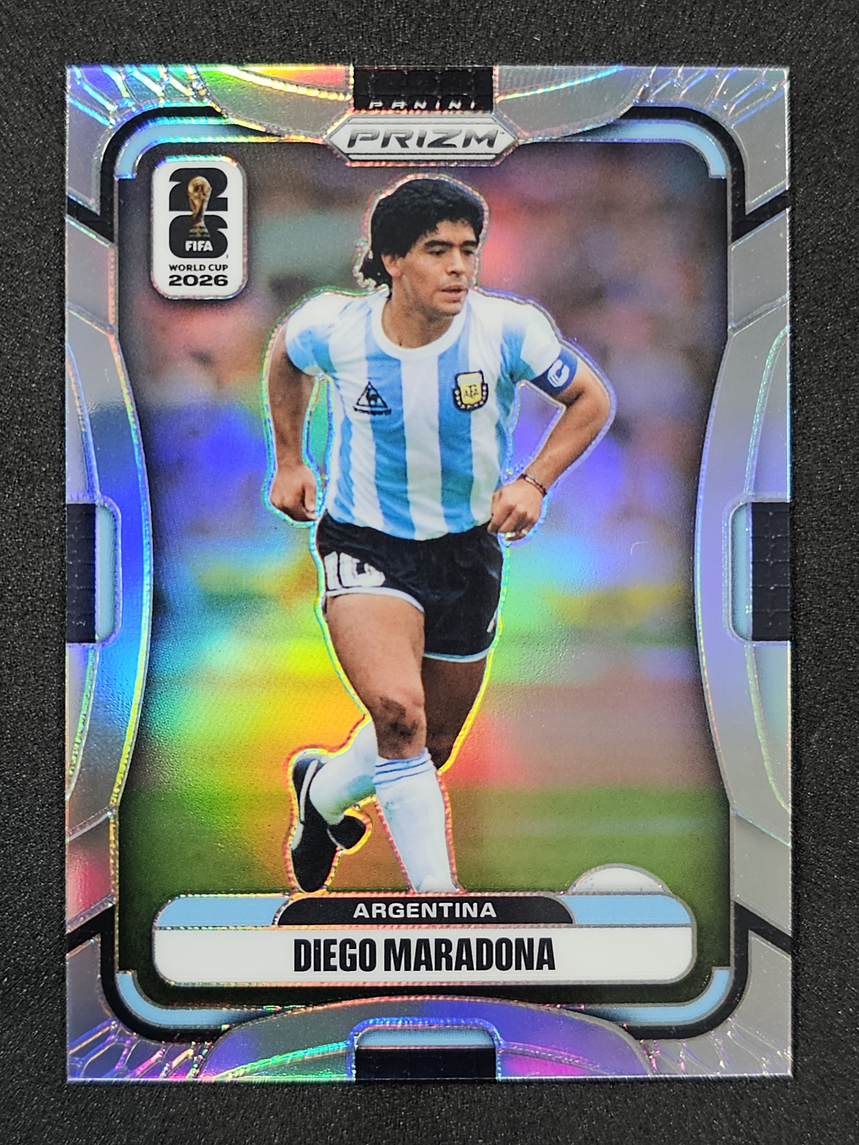 2026 Panini Prizm FIFA World Cup #21 Diego Maradona Refractor