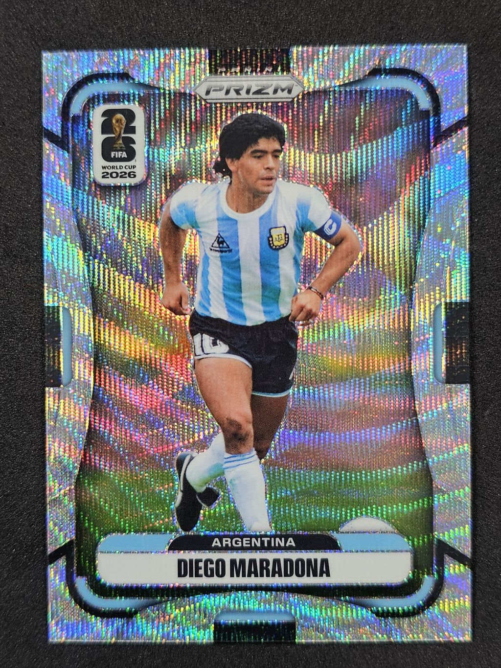 2026 Panini Prizm FIFA World Cup #21 Diego Maradona Wave Prizms