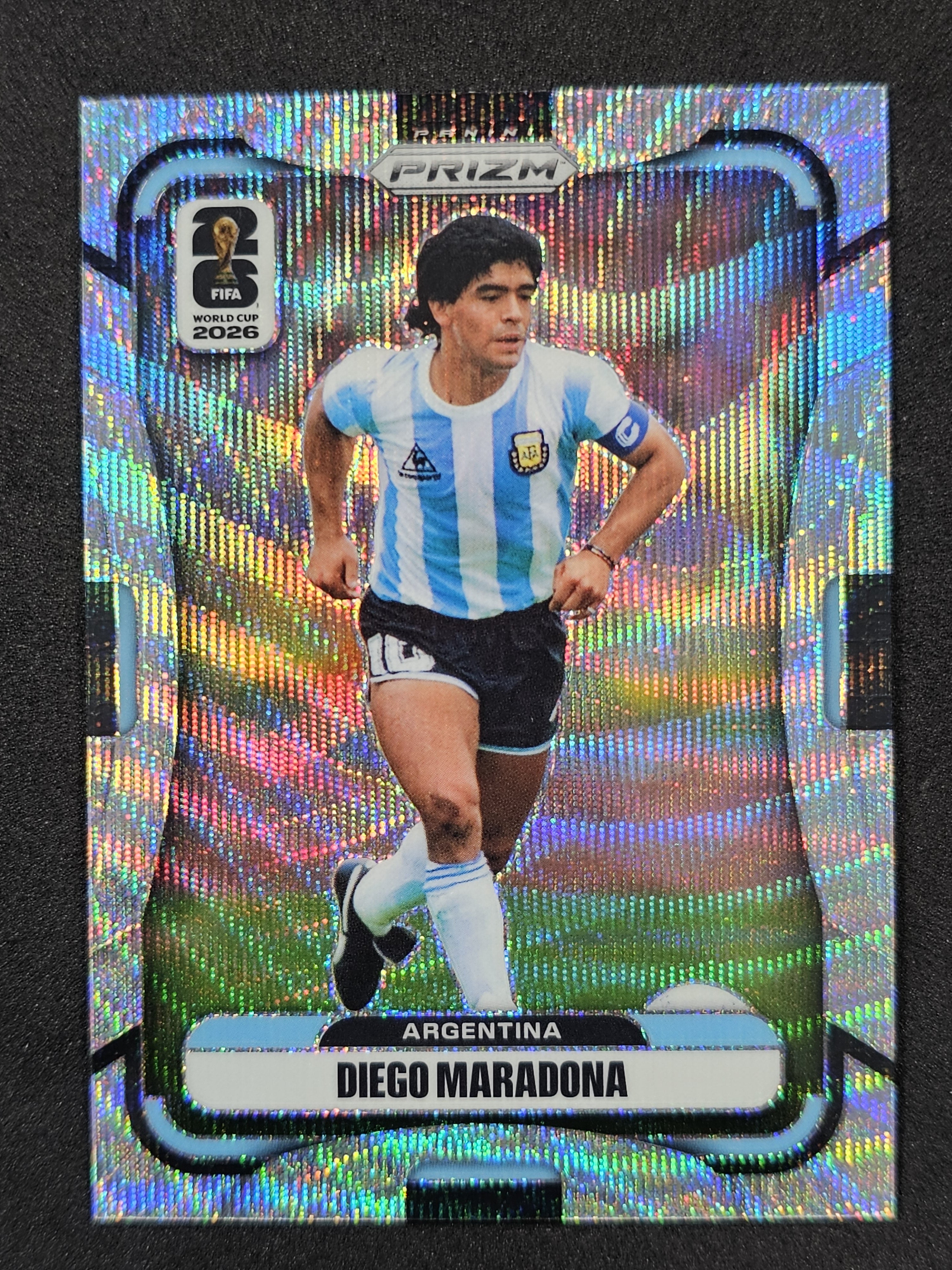 2026 Panini Prizm FIFA World Cup #21 Diego Maradona Wave Prizms