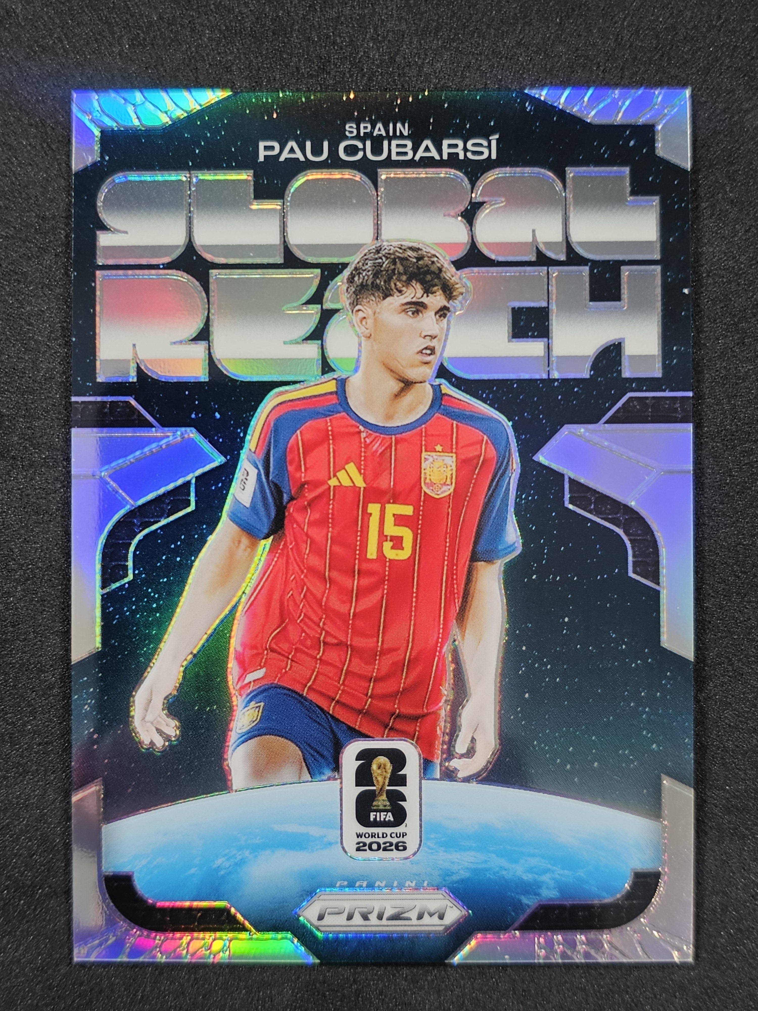2026 Panini Prizm FIFA World Cup #2 Pau Cubarsi Global Reach