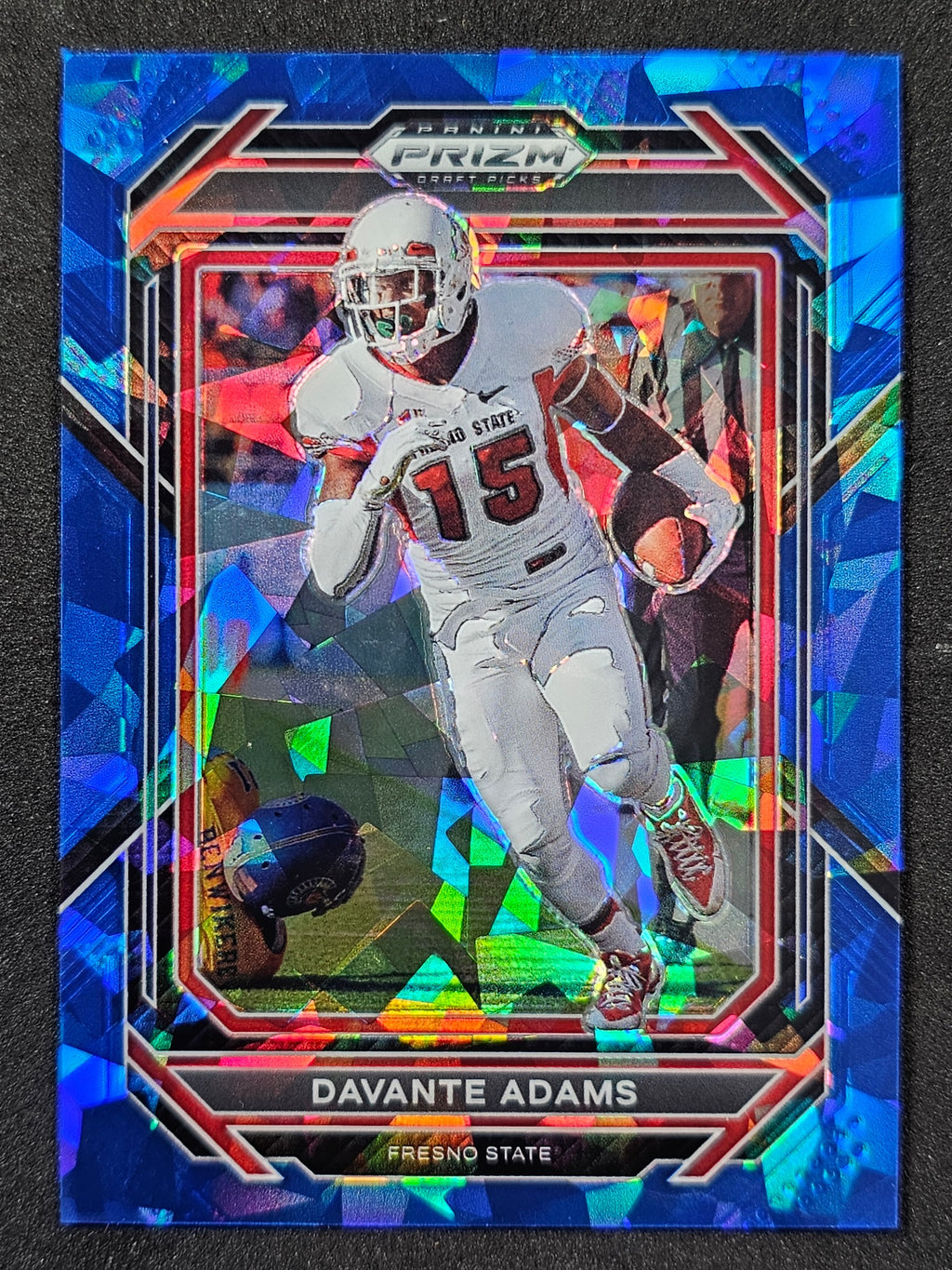 2023 Panini Prizm Draft Picks #24 Davante Adams Prizms Blue Ice #/99