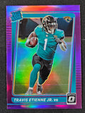 2021 Donruss #P-258 Travis Etienne Jr. Optic Rated Rookie Preview Pink