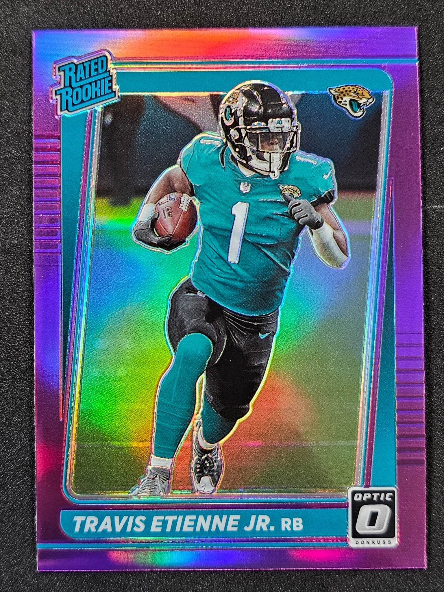 2021 Donruss #P-258 Travis Etienne Jr. Optic Rated Rookie Preview Pink