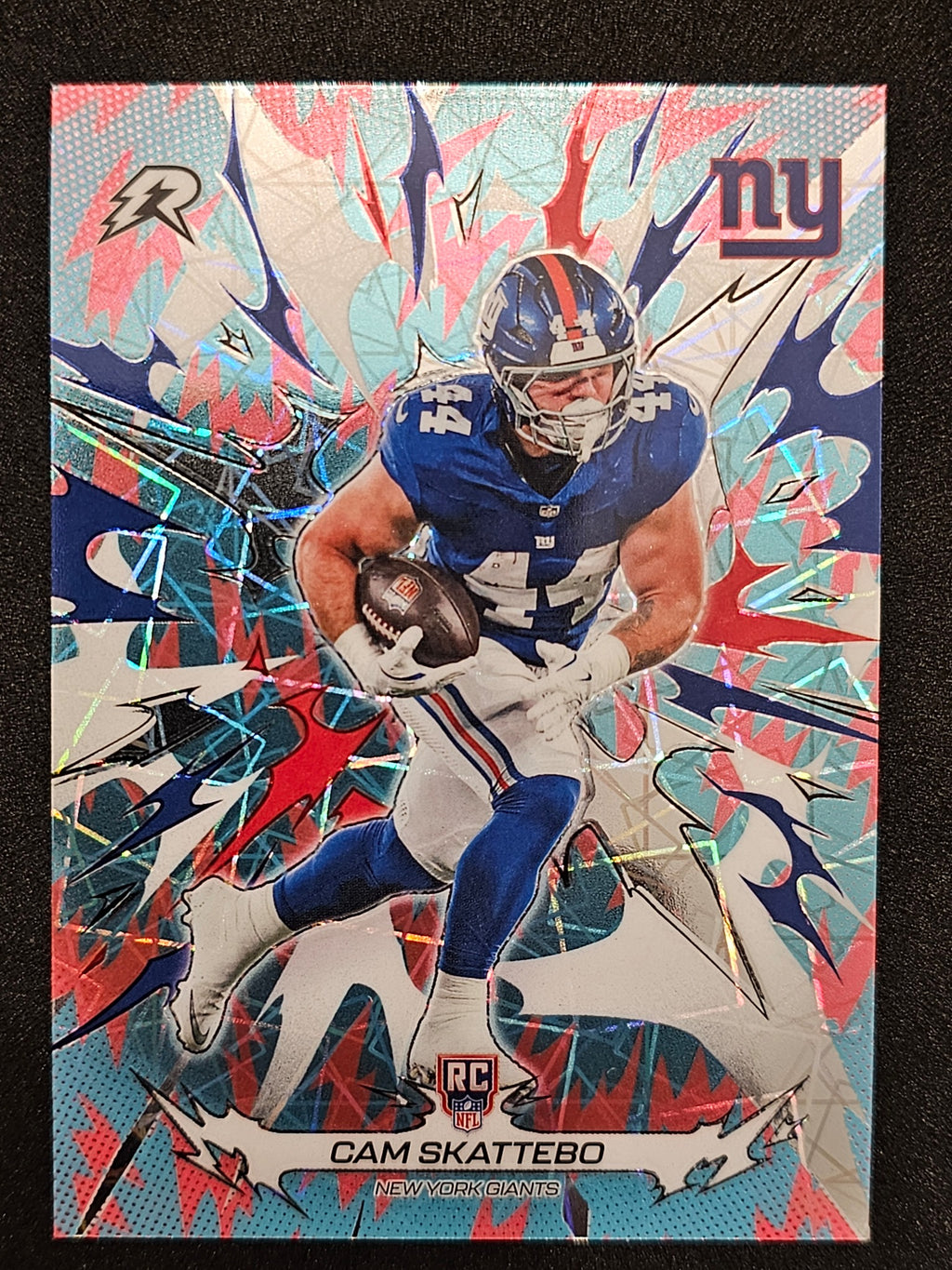 2025 Topps Resurgence #168 Cam Skattebo Sky Blue Pink