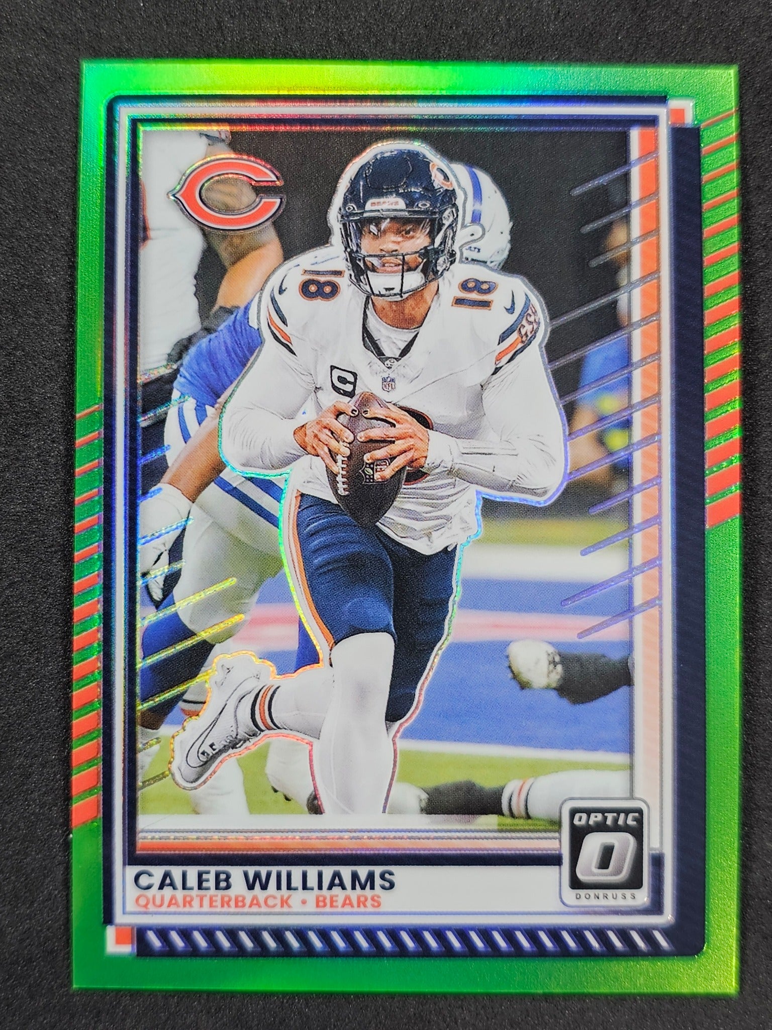 2025 Donruss Optic #8 Caleb Williams Prizm Green /199